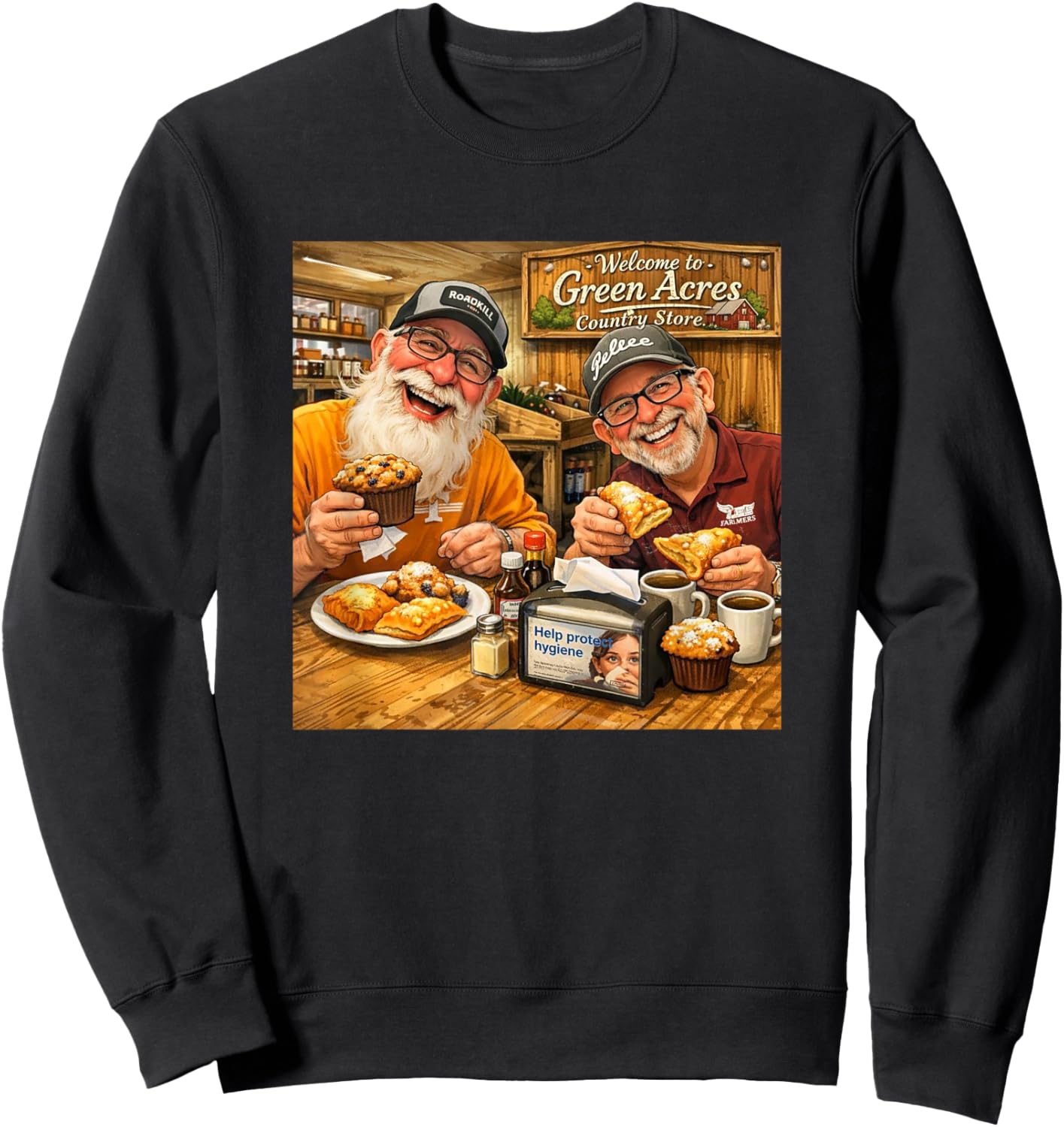 Funny Southern Shirt Sweatshirt - Sweatshirt | Black
