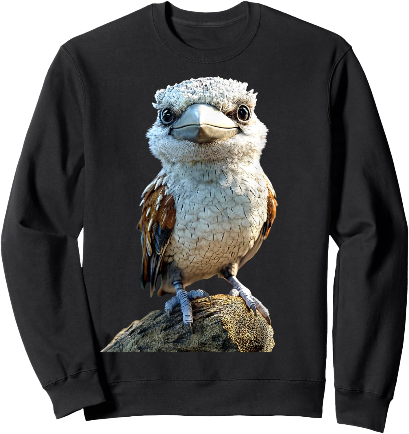 Kookaburra Bird Australien Birds Cute Laughing Kookaburra Sweatshirt - Sweatshirt | Black