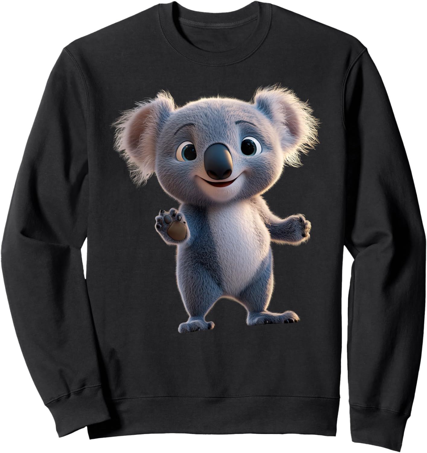 Koala Australia Koalas Sweet Bear , Black, S Sweatshirt - Sweatshirt | Black