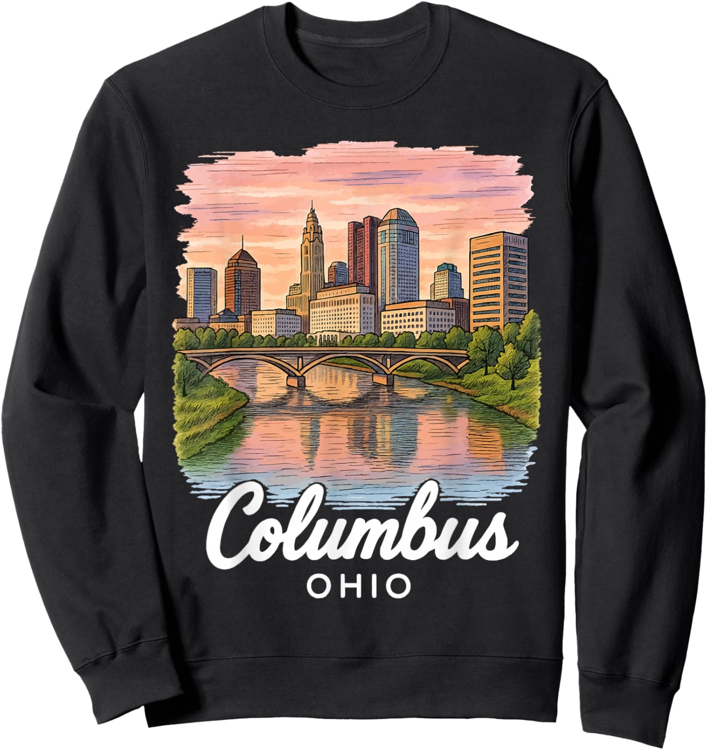 Columbus Ohio Sweatshirt - Sweatshirt | Black