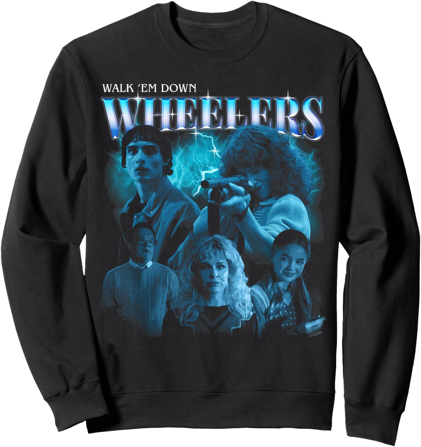 Stranger Things The Wheelers Officially Licensed Sweatshirt - Sweatshirt | Black