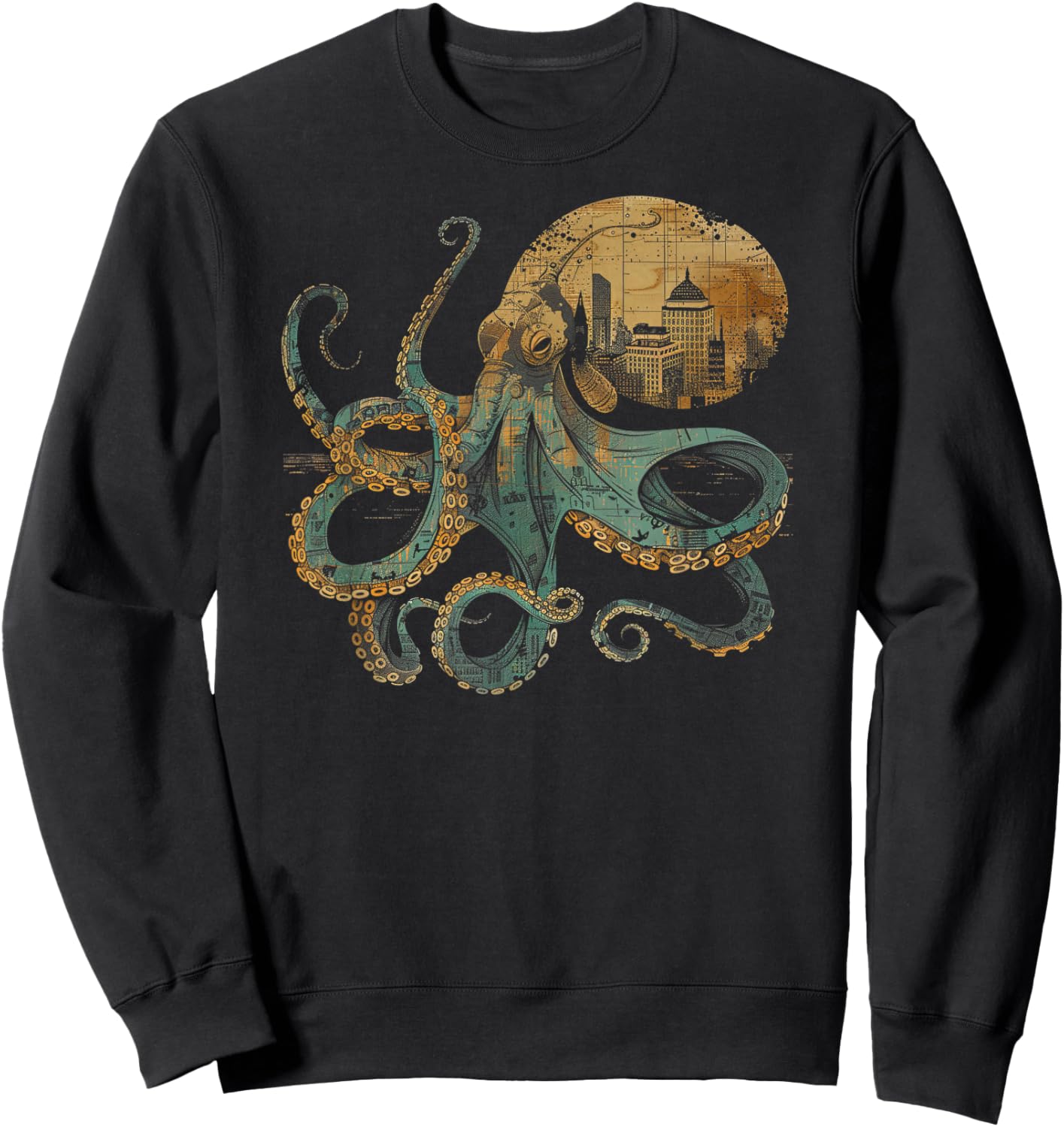 Octopus Shirt / Melodic Sweatshirt - Sweatshirt | Black