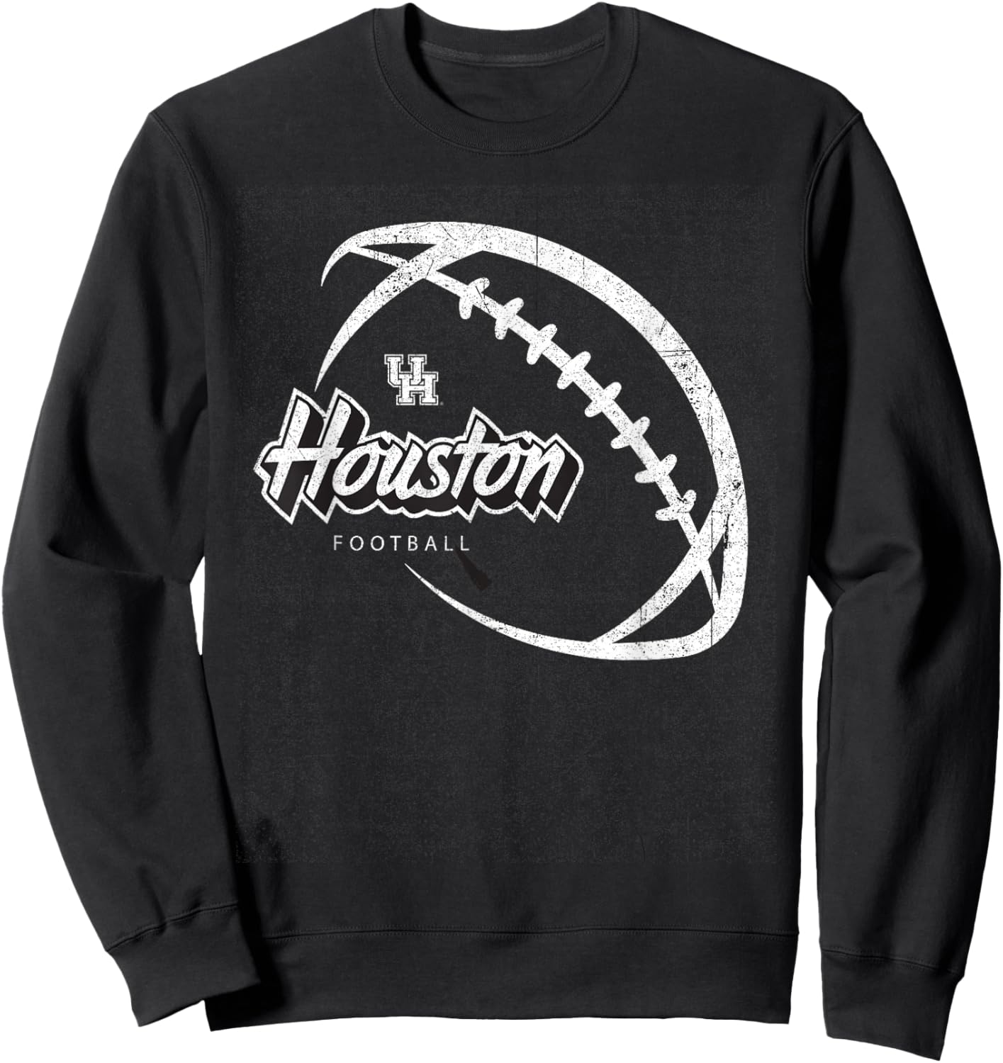 University of Houston Black Out Football | Houston Cougars Sweatshirt - Sweatshirt | Black