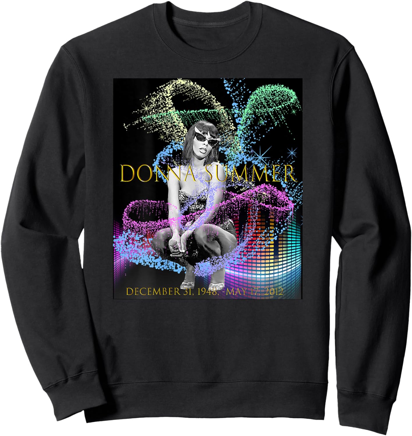 Donna Summer_003_Back Printed Sweatshirt - Sweatshirt | Black