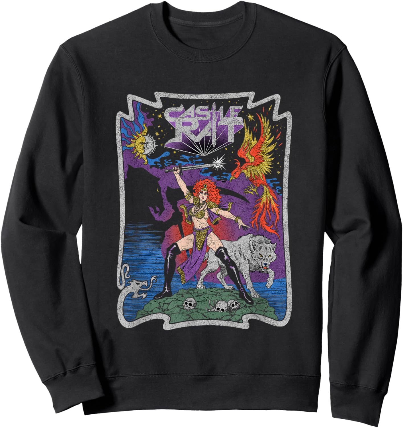 Castle Rat Phoenix Sweatshirt - Sweatshirt | Black