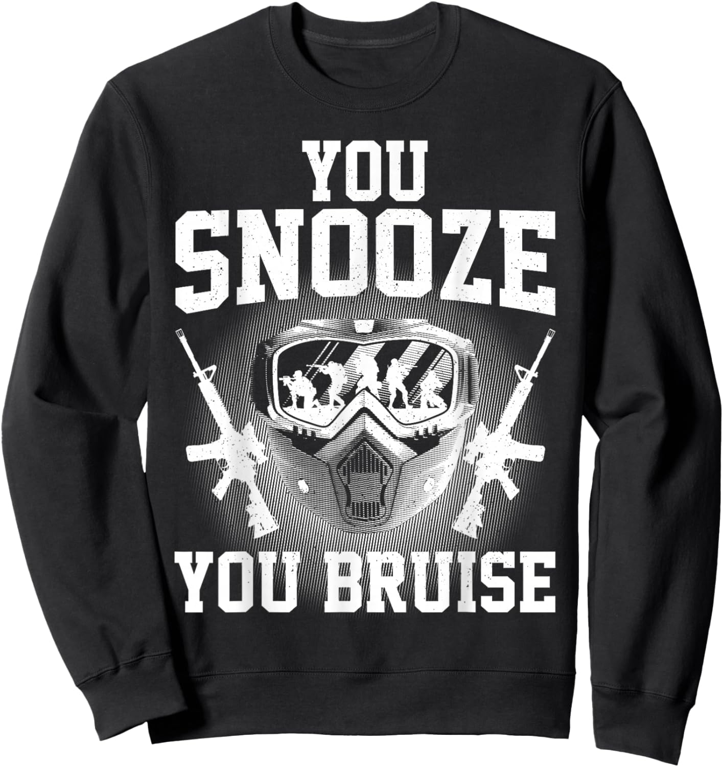Funny Airsoft Art Women Airsoft Player Airsoft Gear Sweatshirt - Sweatshirt | Black