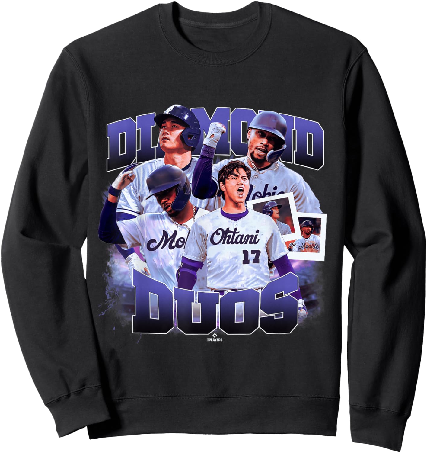 Mookie Betts & Shohei Ohtani | LA Duos | MLBDDUO4002 Sweatshirt - Sweatshirt | Black