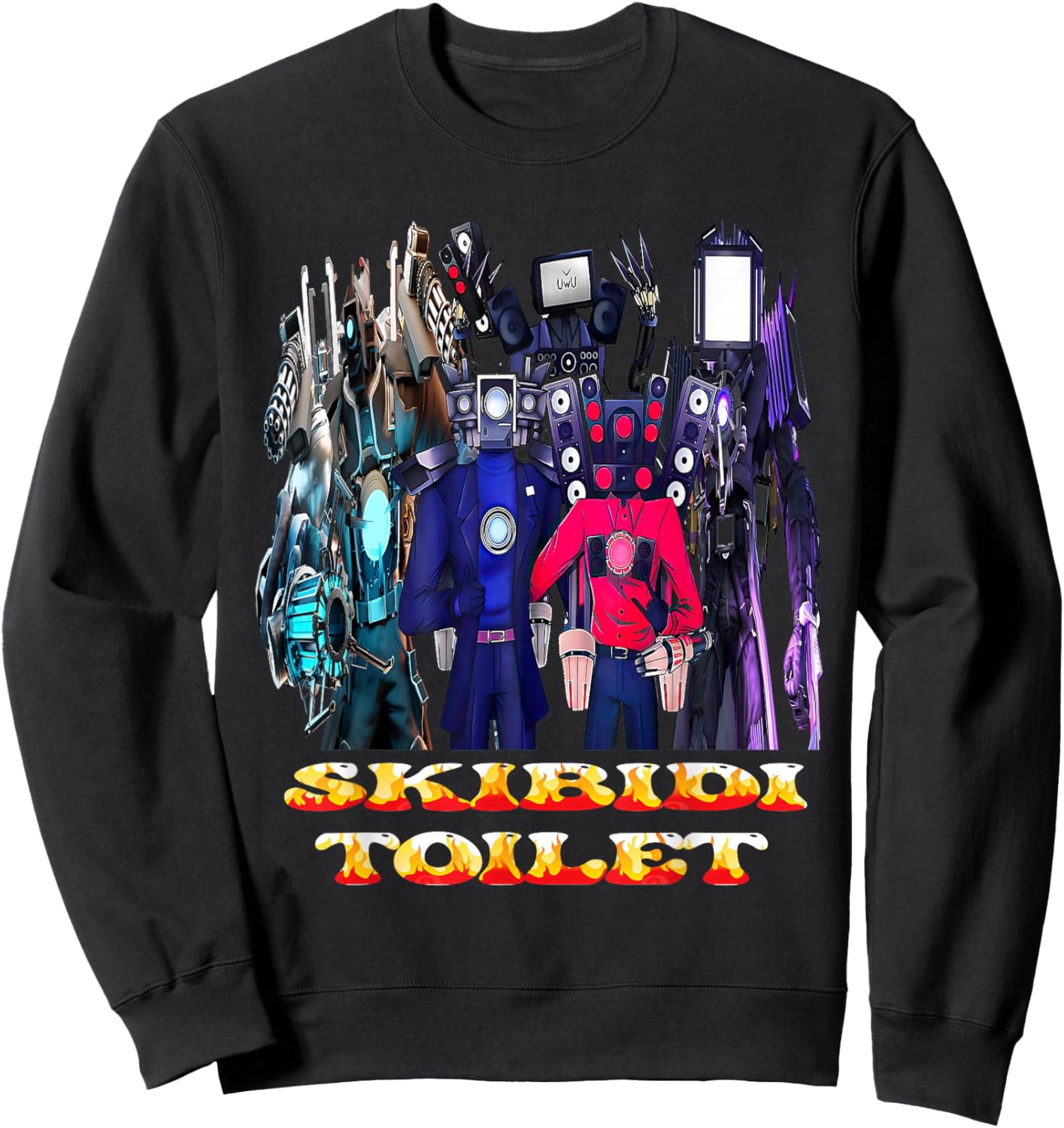 SkiBiD i Toilet ss Sweatshirt - Sweatshirt | Black
