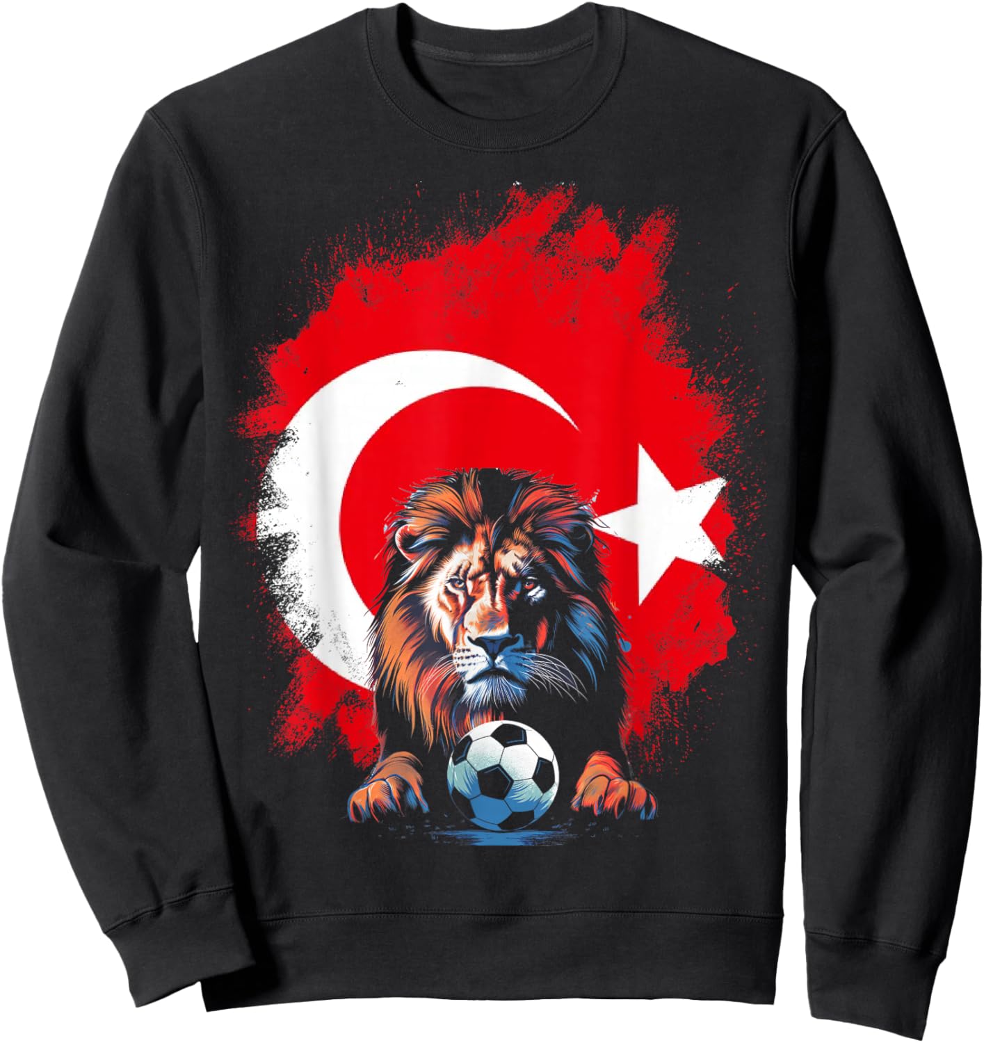 Türkiye Geschenk für Türkei Fußball Fußball Europa Sweatshirt - Sweatshirt | Black