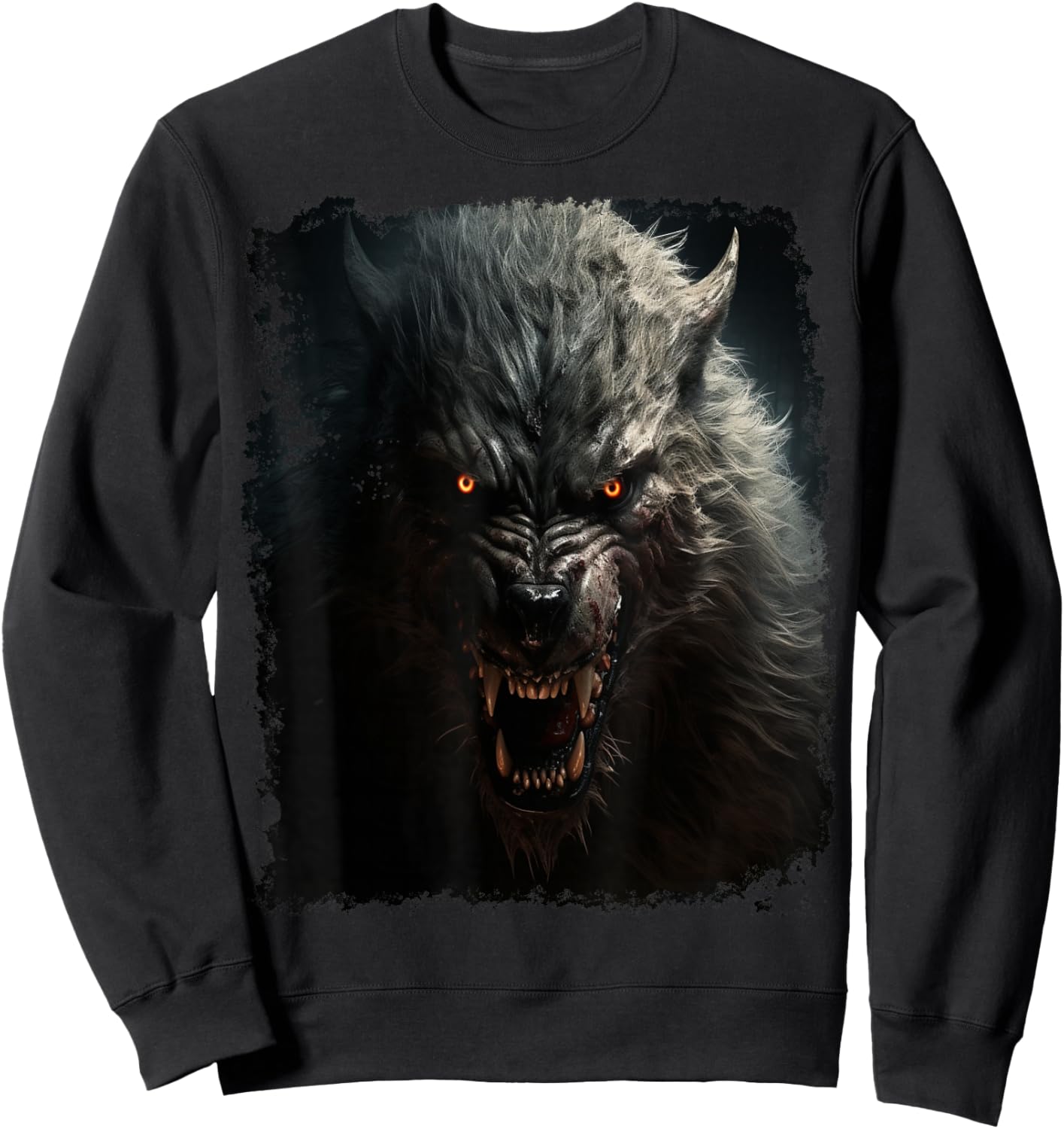 Werewolf Costume Sweatshirt - Sweatshirt | Black