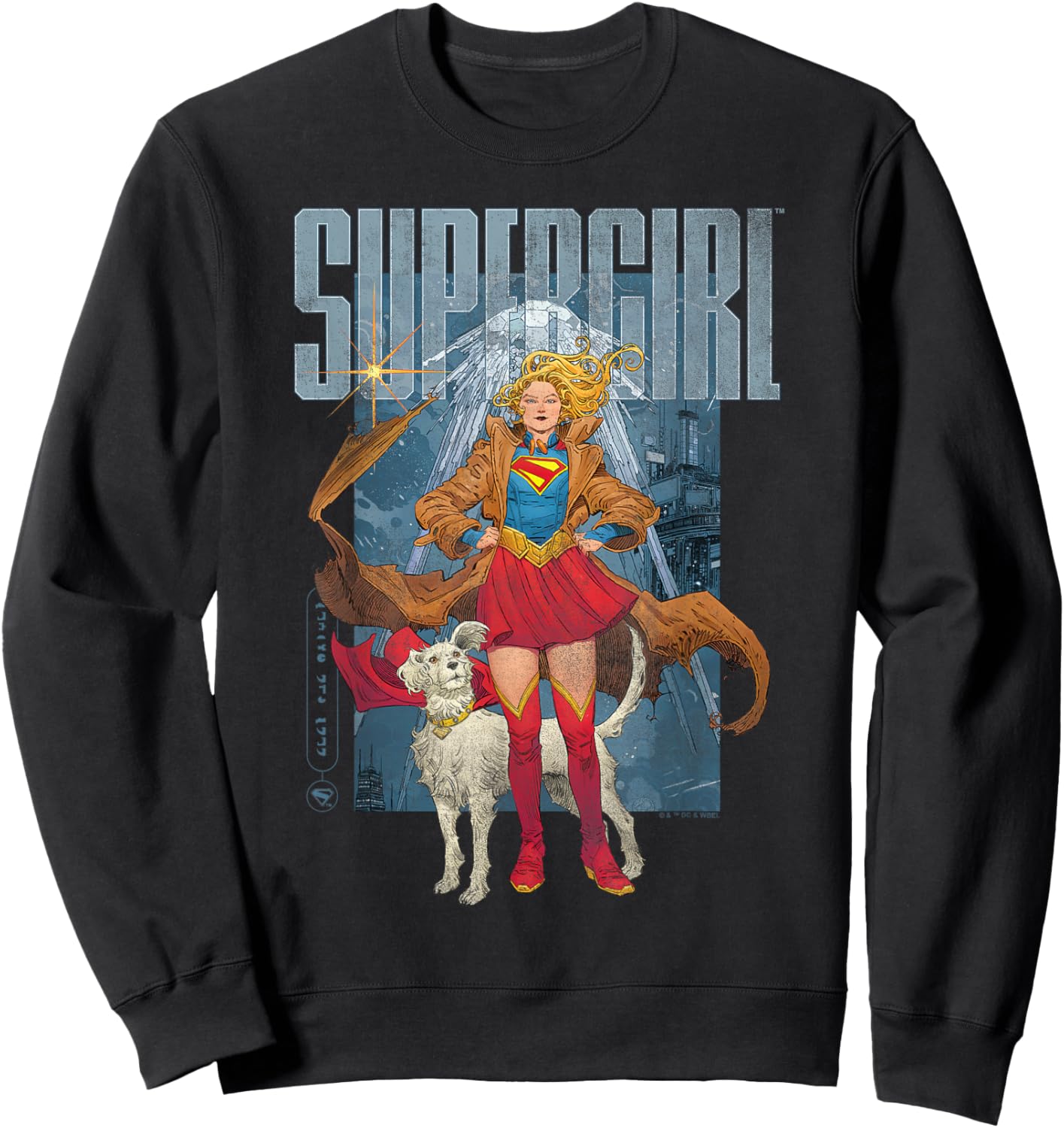 Supergirl 2026 Kara Comic Style Sweatshirt - Sweatshirt | Black