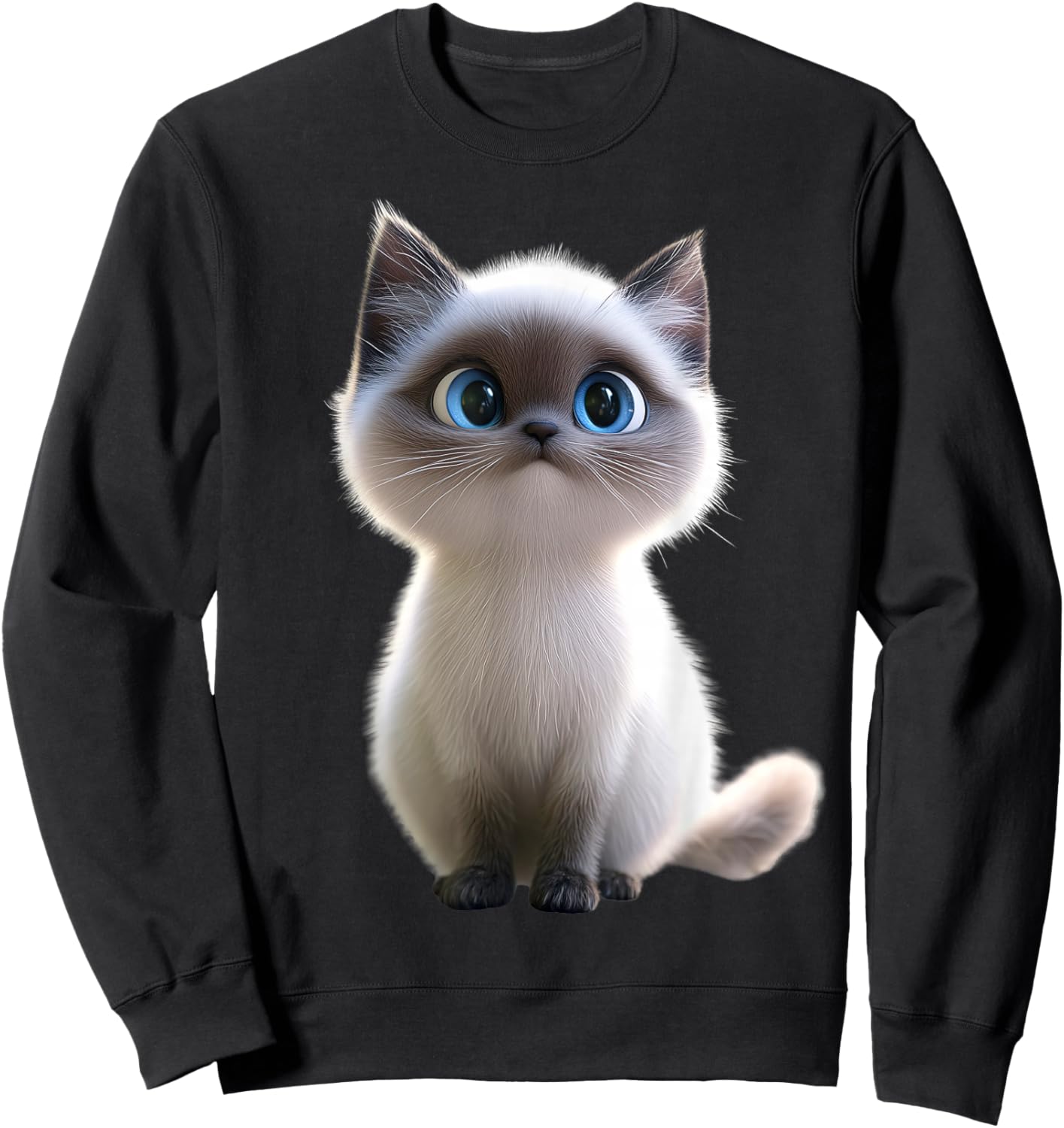 Ragdoll Cat Cat Mom Kitten Meow Cute Ragdoll Cats Sweatshirt - Sweatshirt | Black