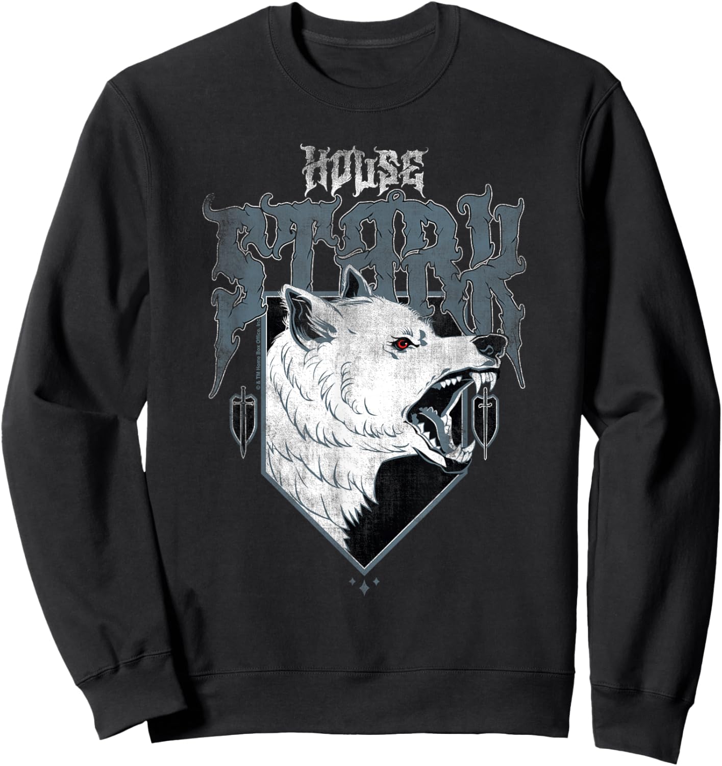 Game of Thrones House Stark Wolf Sweatshirt - Sweatshirt | Black