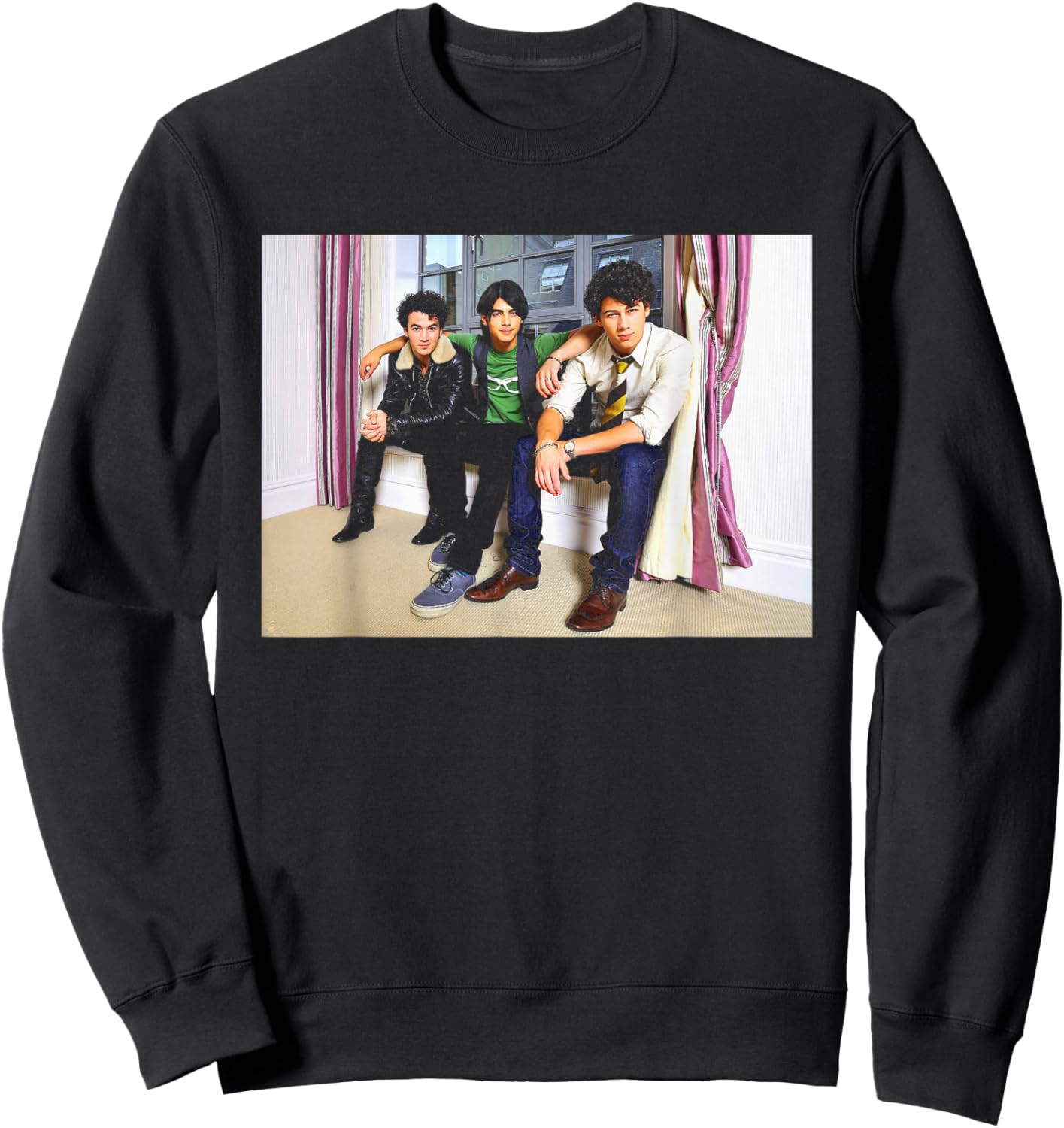 The Jonas Brothers Camp Rock Promo Photo Sweatshirt - Sweatshirt | Black