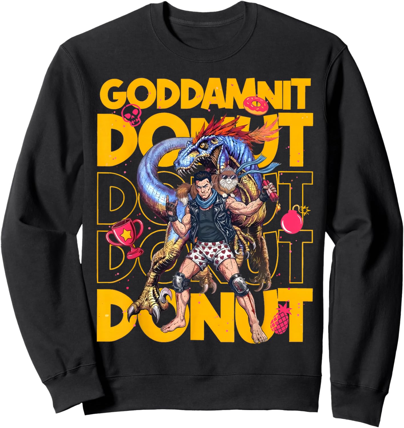 Meme Sweatshirt - Sweatshirt | Black
