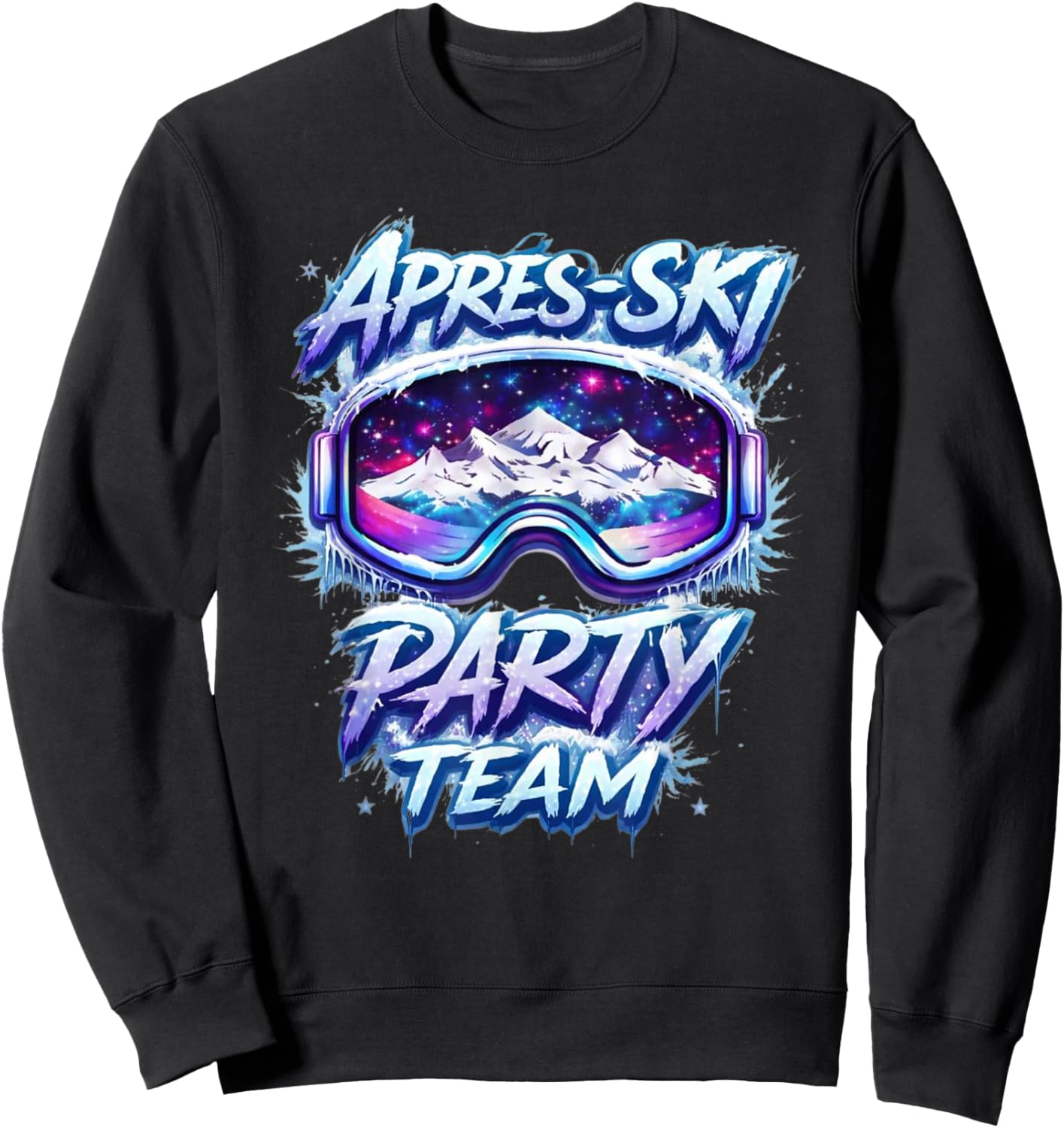 Team Après Ski Shirt - Skiing Winter Holiday Party Gift Sweatshirt - Sweatshirt | Black