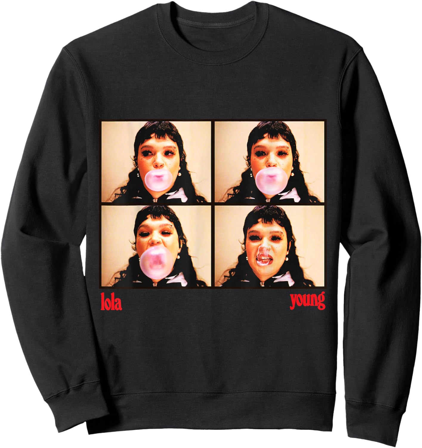 Official Lola Young Photo Strip Sweatshirt - Sweatshirt | Black