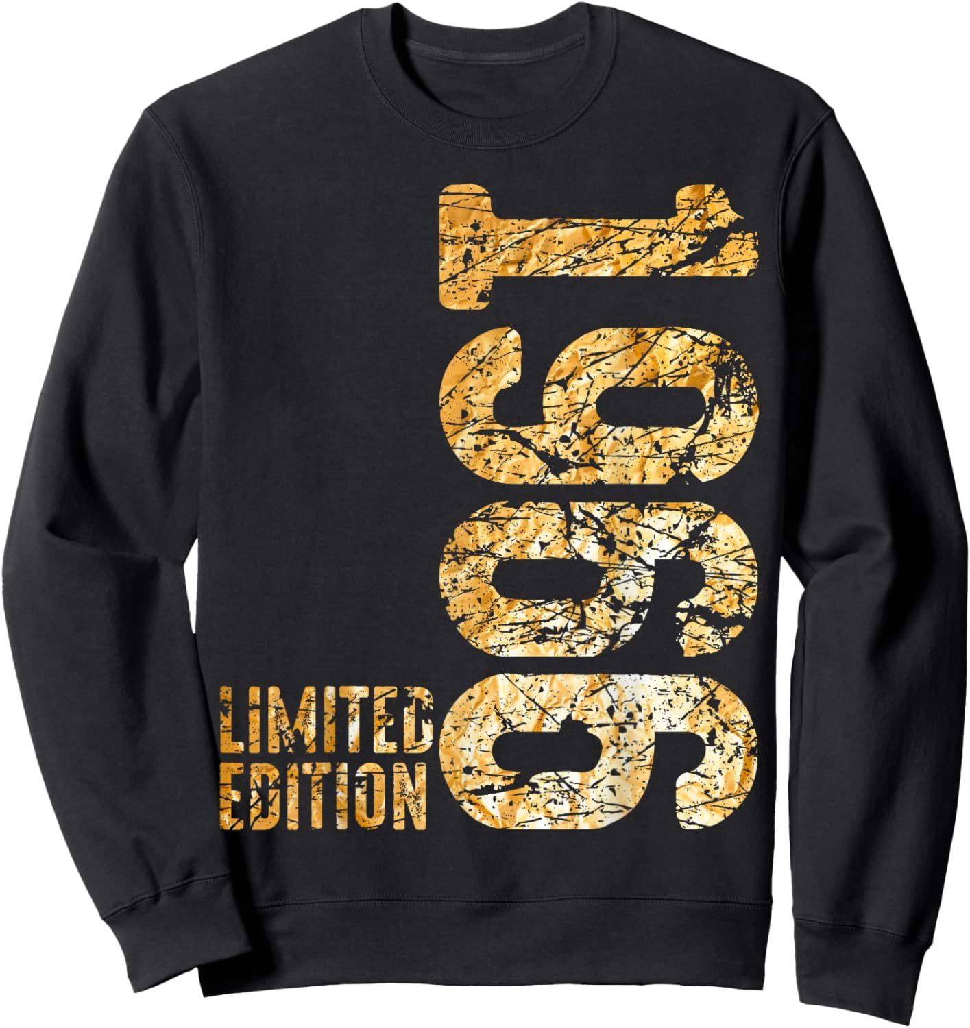 60th Birthday Man Woman 60 Years Decoration 1966 Gift Funny Sweatshirt - Sweatshirt | Black