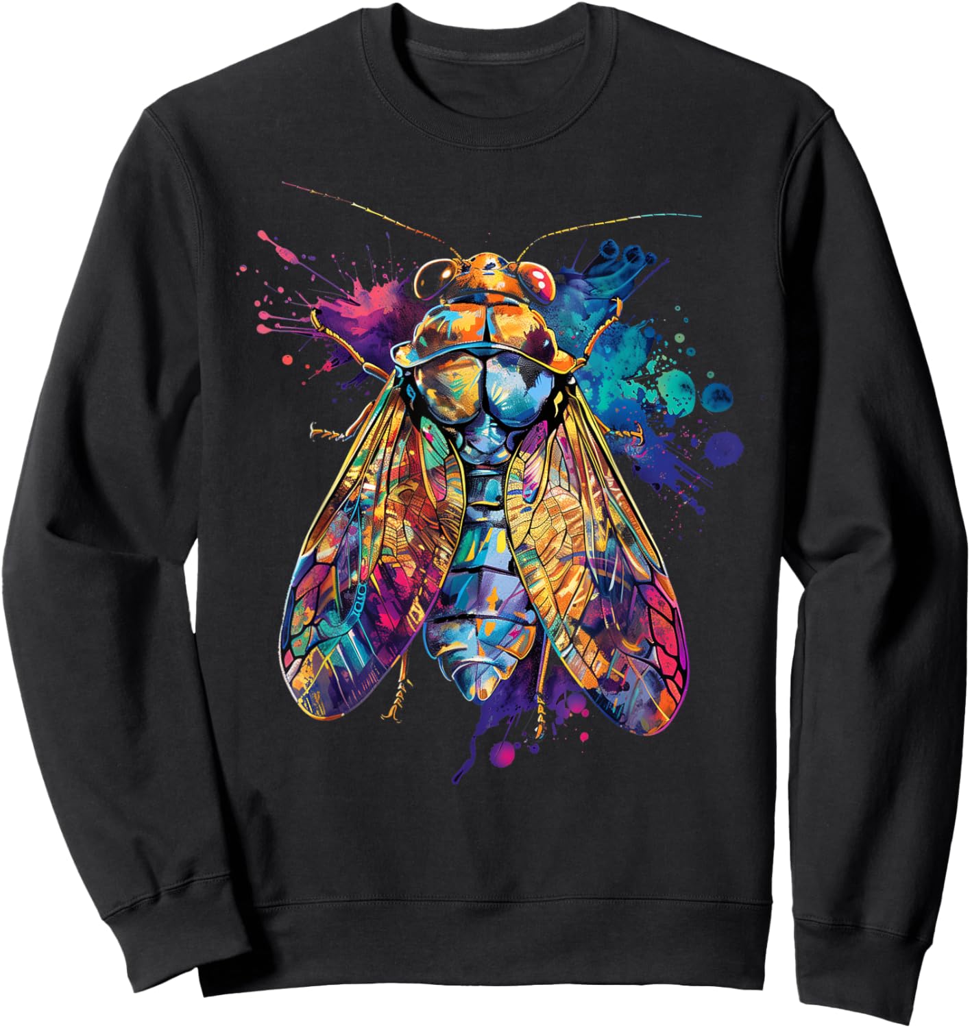Cicada Emergence 2024 Brood XIII XIX Entomology Entomologist Sweatshirt - Sweatshirt | Black