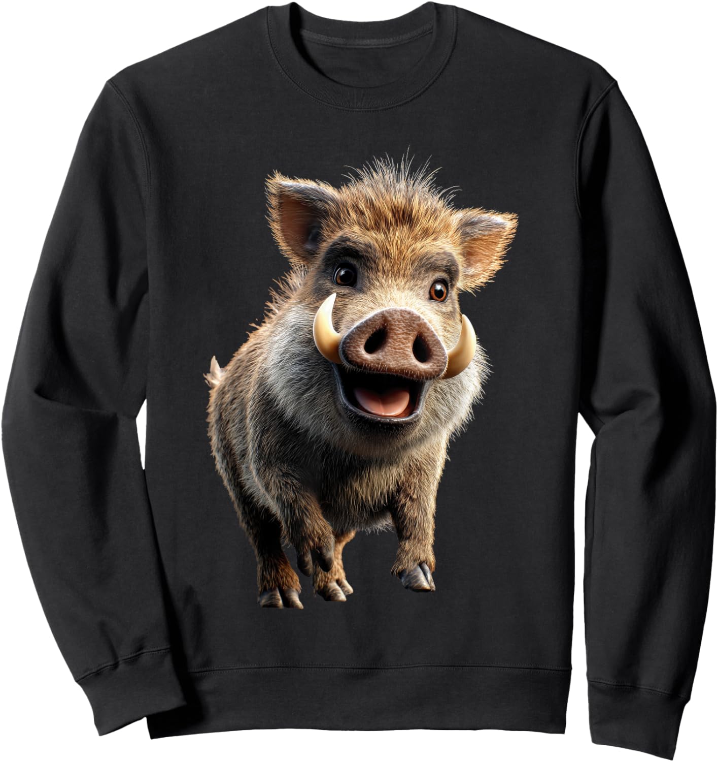 Boar Hunters Game Pigs Sweatshirt - Sweatshirt | Black