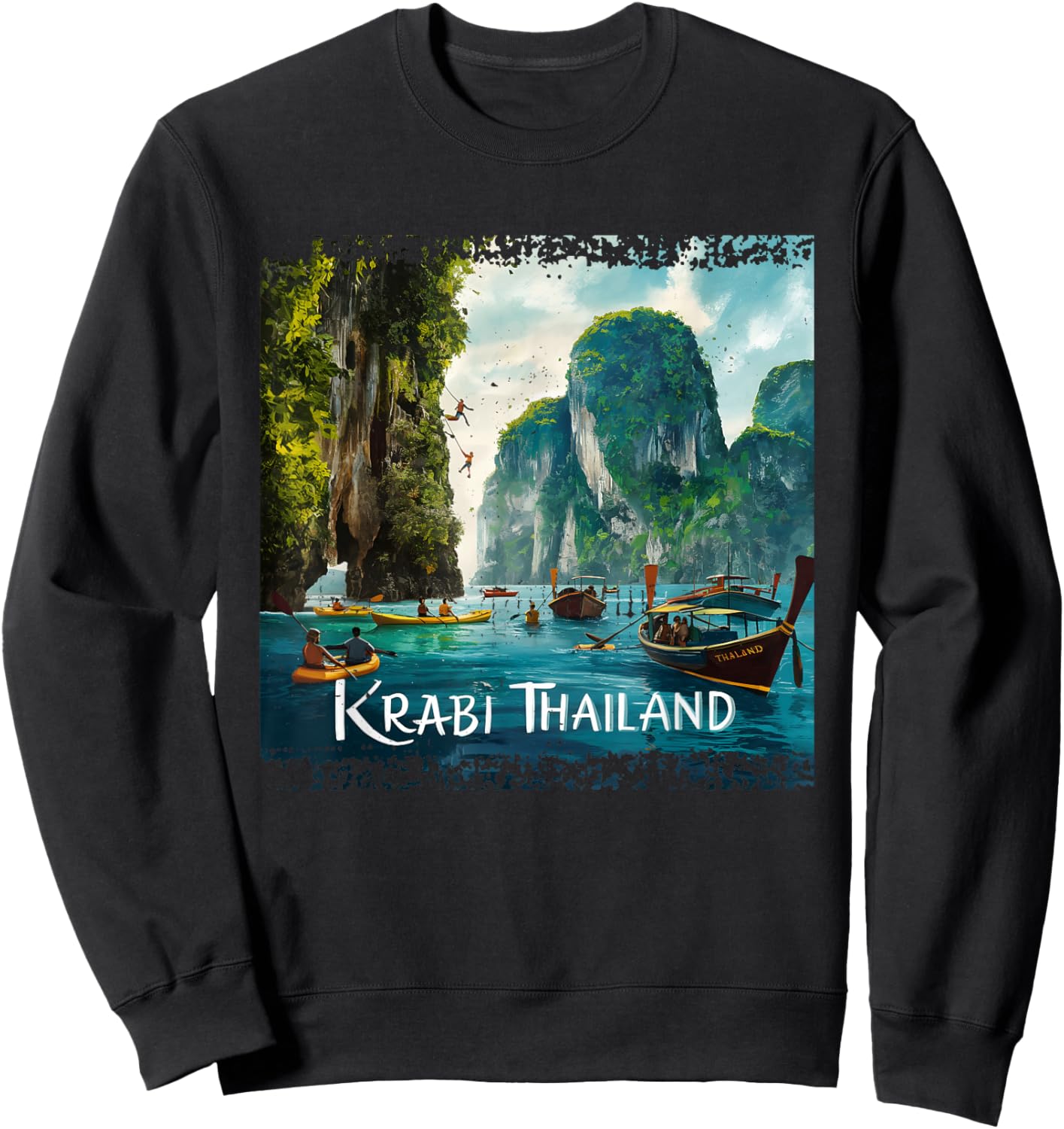 Krabi Thailand Sweatshirt - Sweatshirt | Black