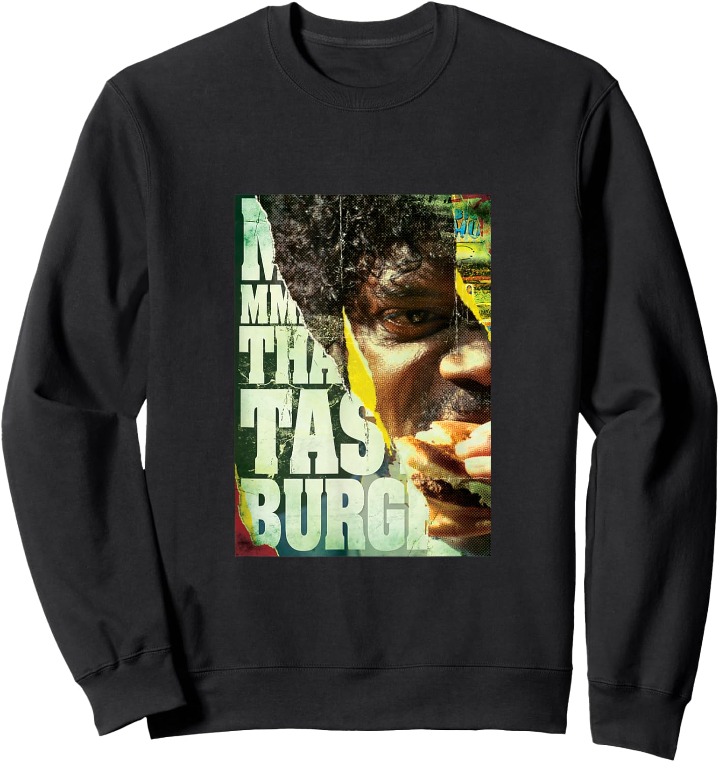 Jules Kahuna Burger Movie Scene Graphic PAPL2620 Sweatshirt - Sweatshirt | Black