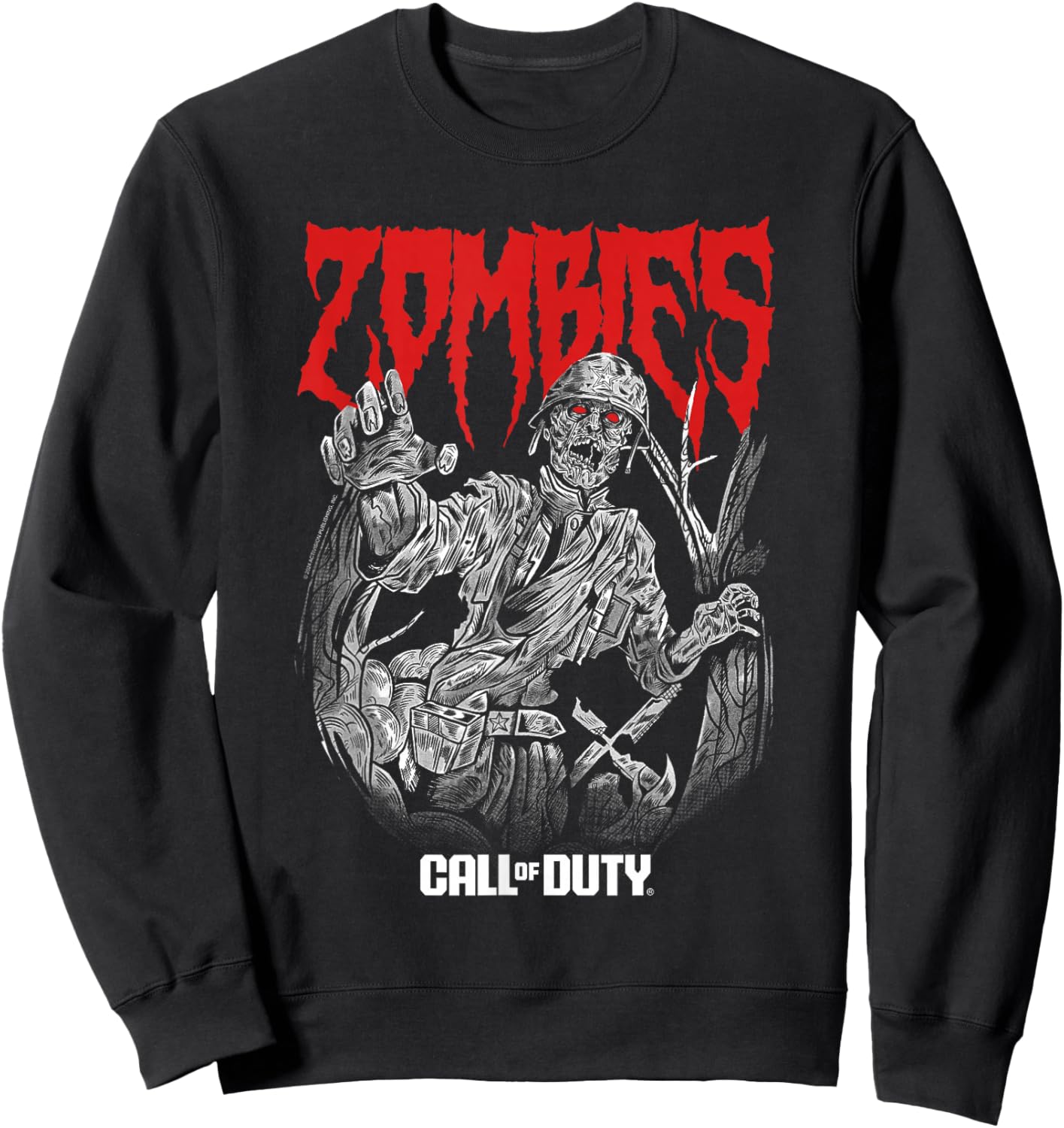 Call of Duty Zombies Gaming Sweatshirt - Sweatshirt | Black