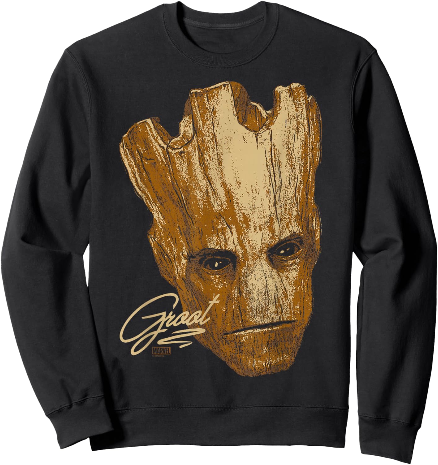 Guardians of The Galaxy - Groot Portrait Sweatshirt - Sweatshirt | Black