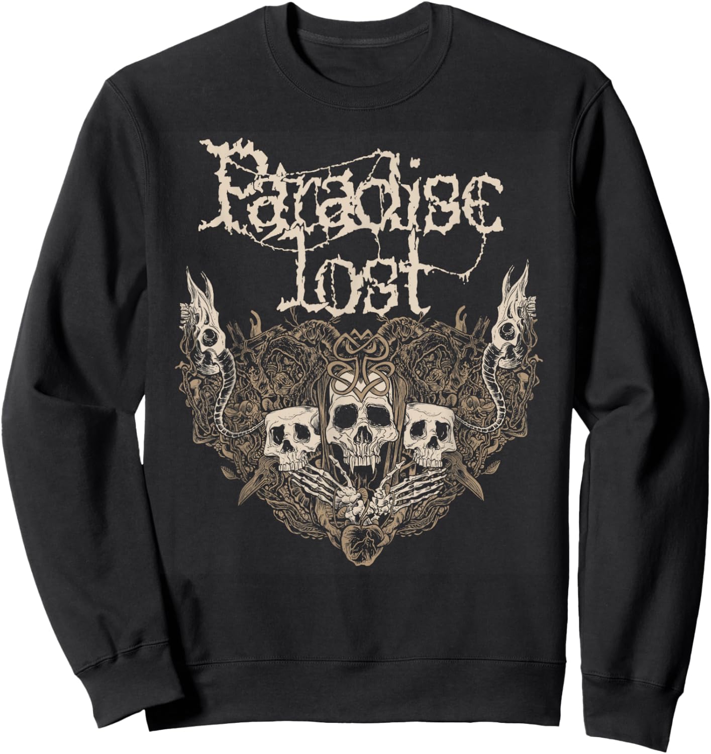 Paradise Lost - 'Gotischer Schädel' Sweatshirt - Sweatshirt | Black