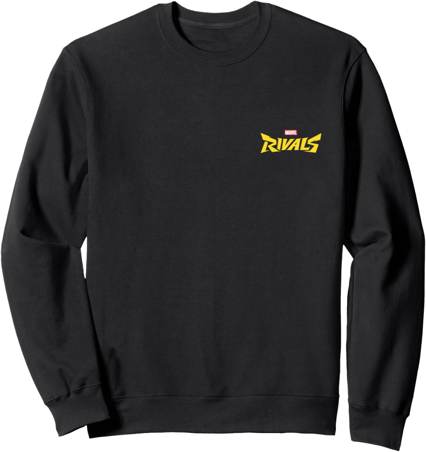Marvel Rivals Official Video Game Logo Front & Back Sweatshirt - Sweatshirt | Black