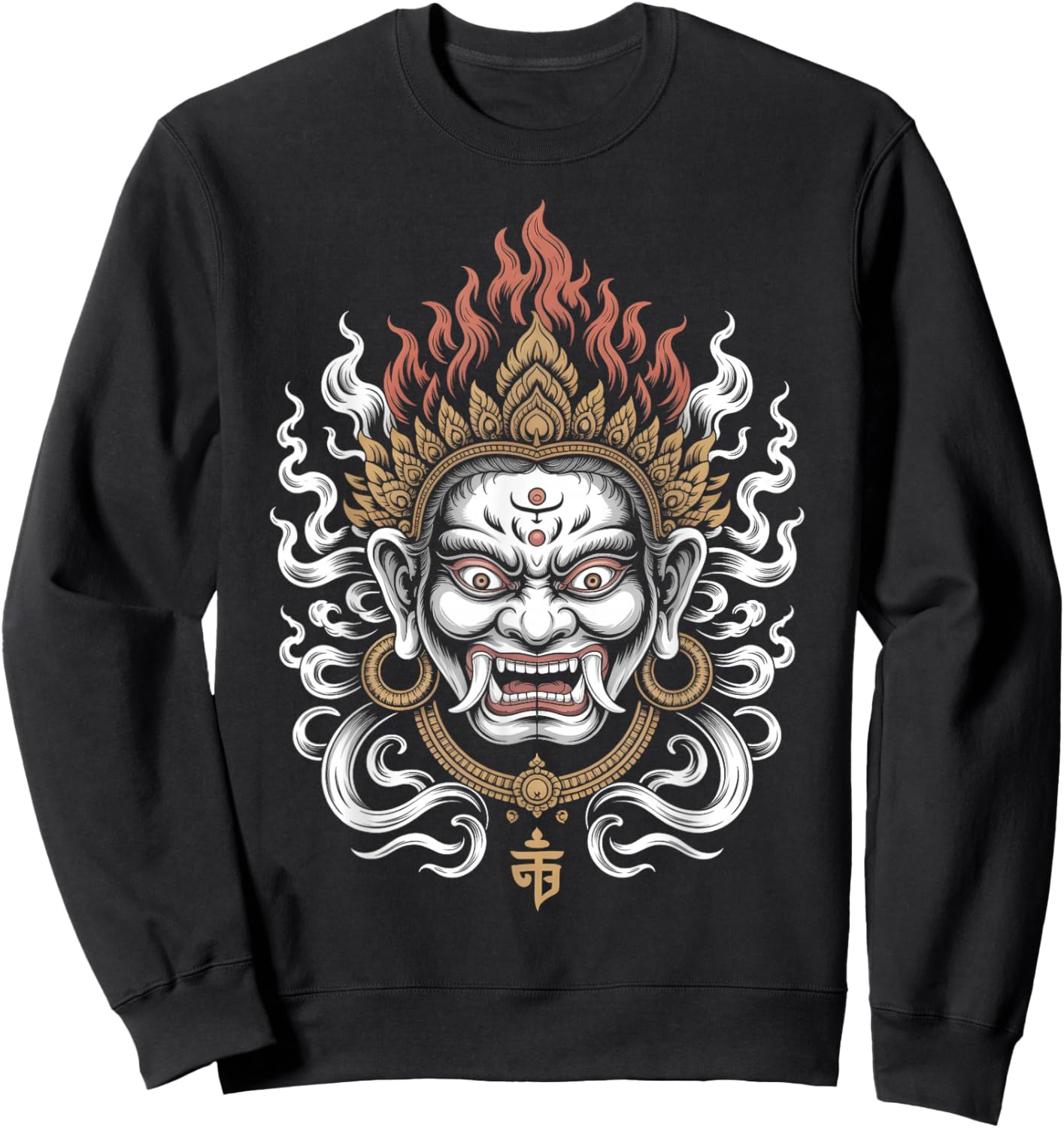 Buddhism Yamantaka Sweatshirt - Sweatshirt | Black