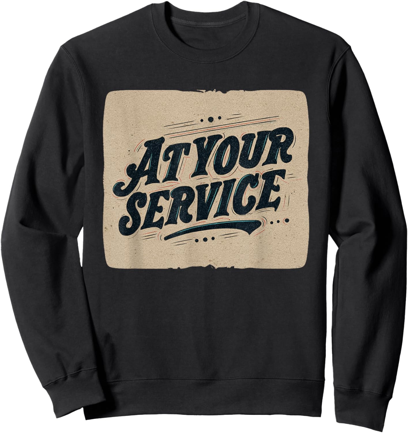 Génial à Votre Service Sweatshirt - Sweatshirt | Black