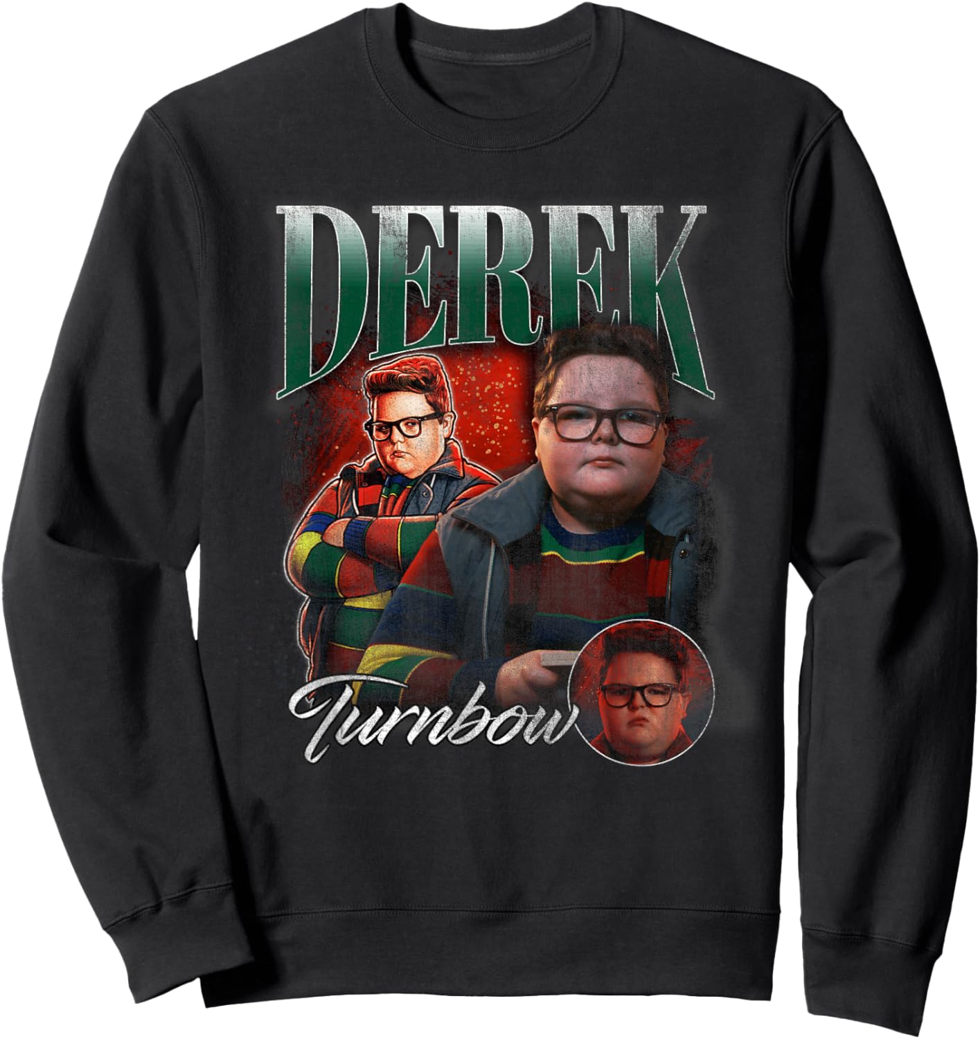 Stranger Things Derek Homage Sweatshirt - Sweatshirt | Black