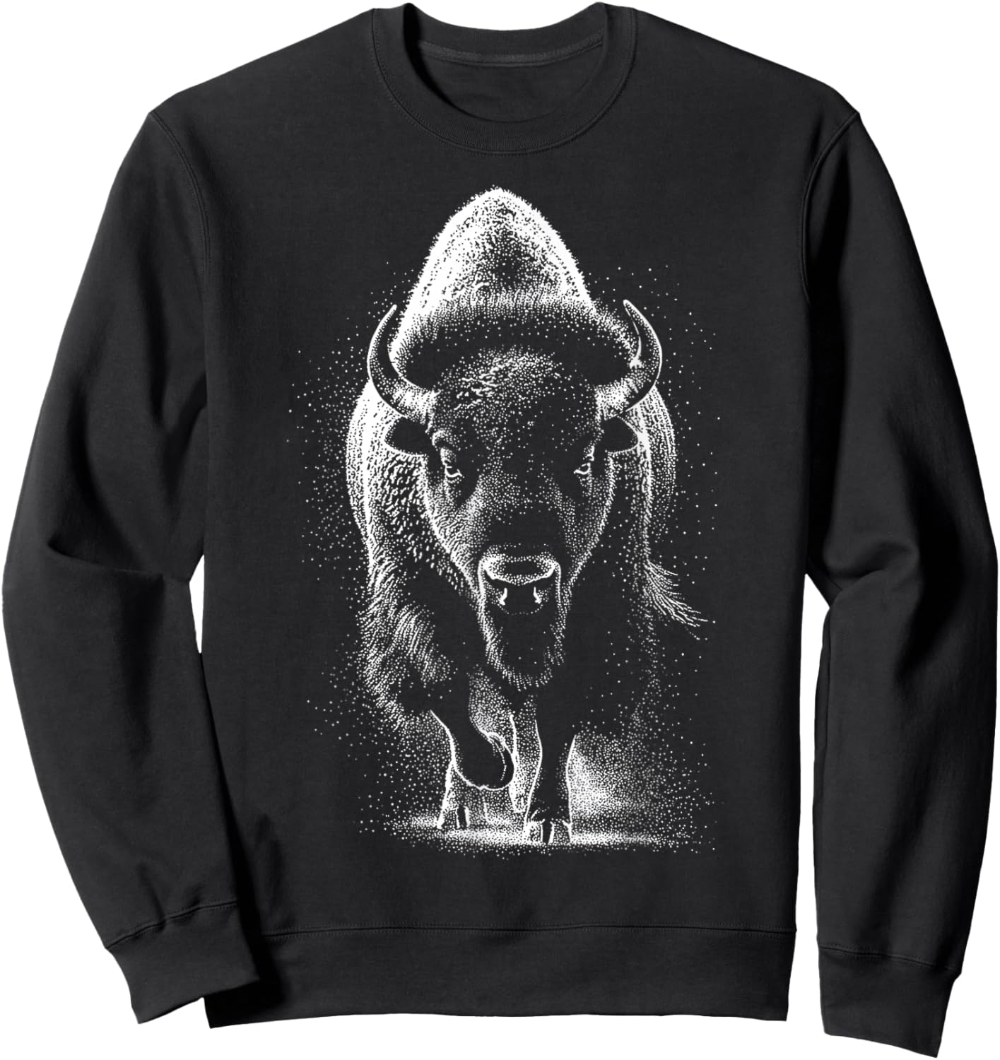 Bison Sweatshirt - Sweatshirt | Black