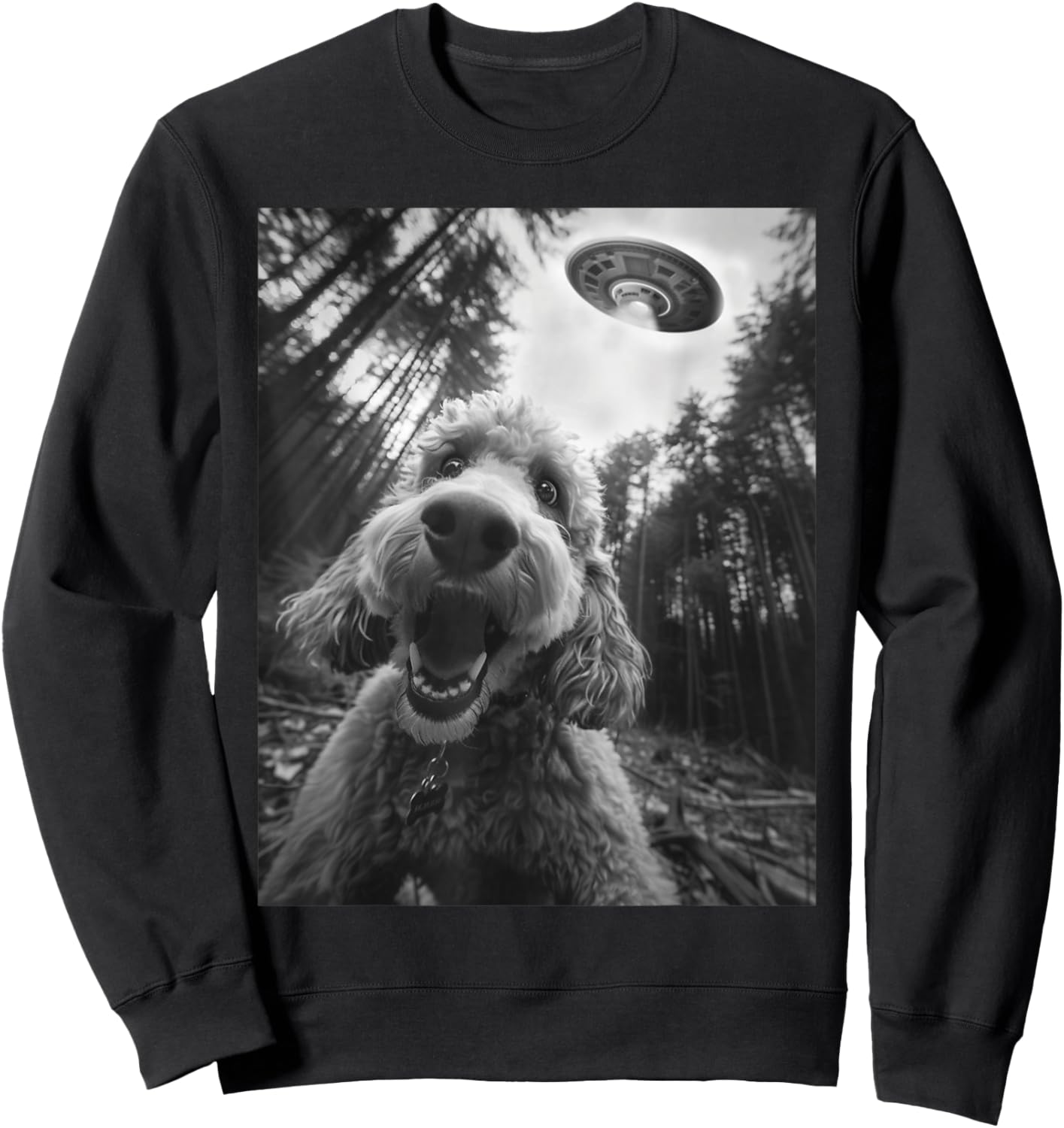 Funny Cute Goldendoodle Golden Doodle Sweatshirt - Sweatshirt | Black