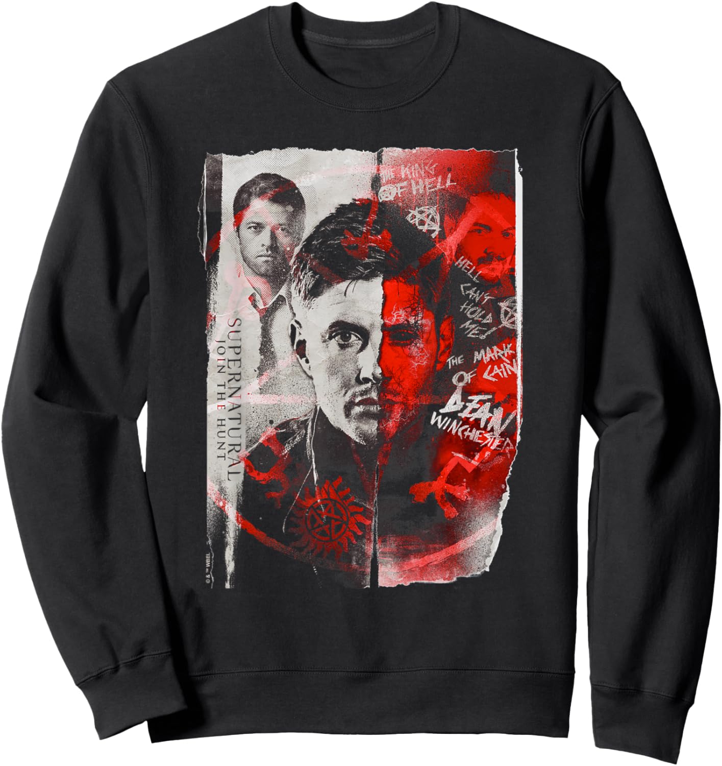 Supernatural Dean Winchester Demon Sweatshirt - Sweatshirt | Black