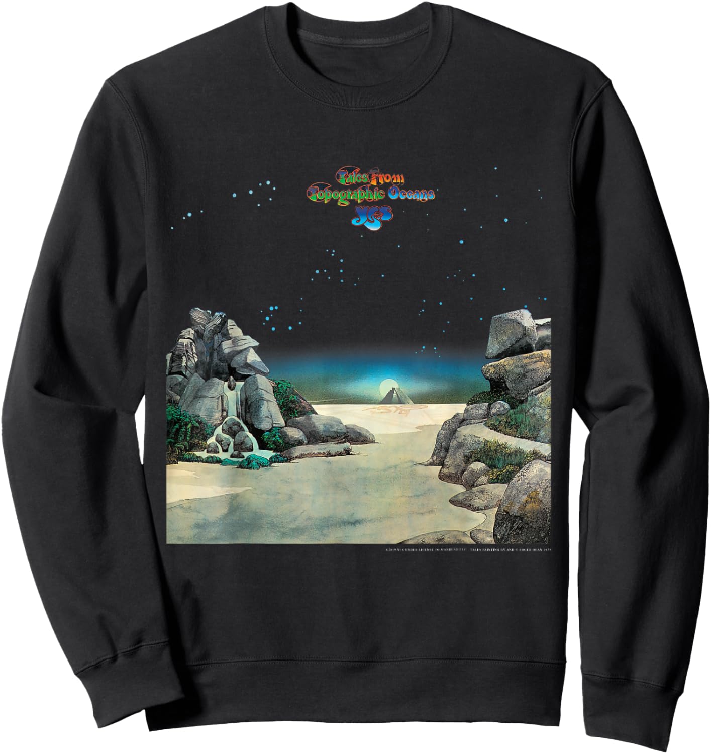 Yes Tales from Topographic Oceans Sweatshirt - Sweatshirt | Black