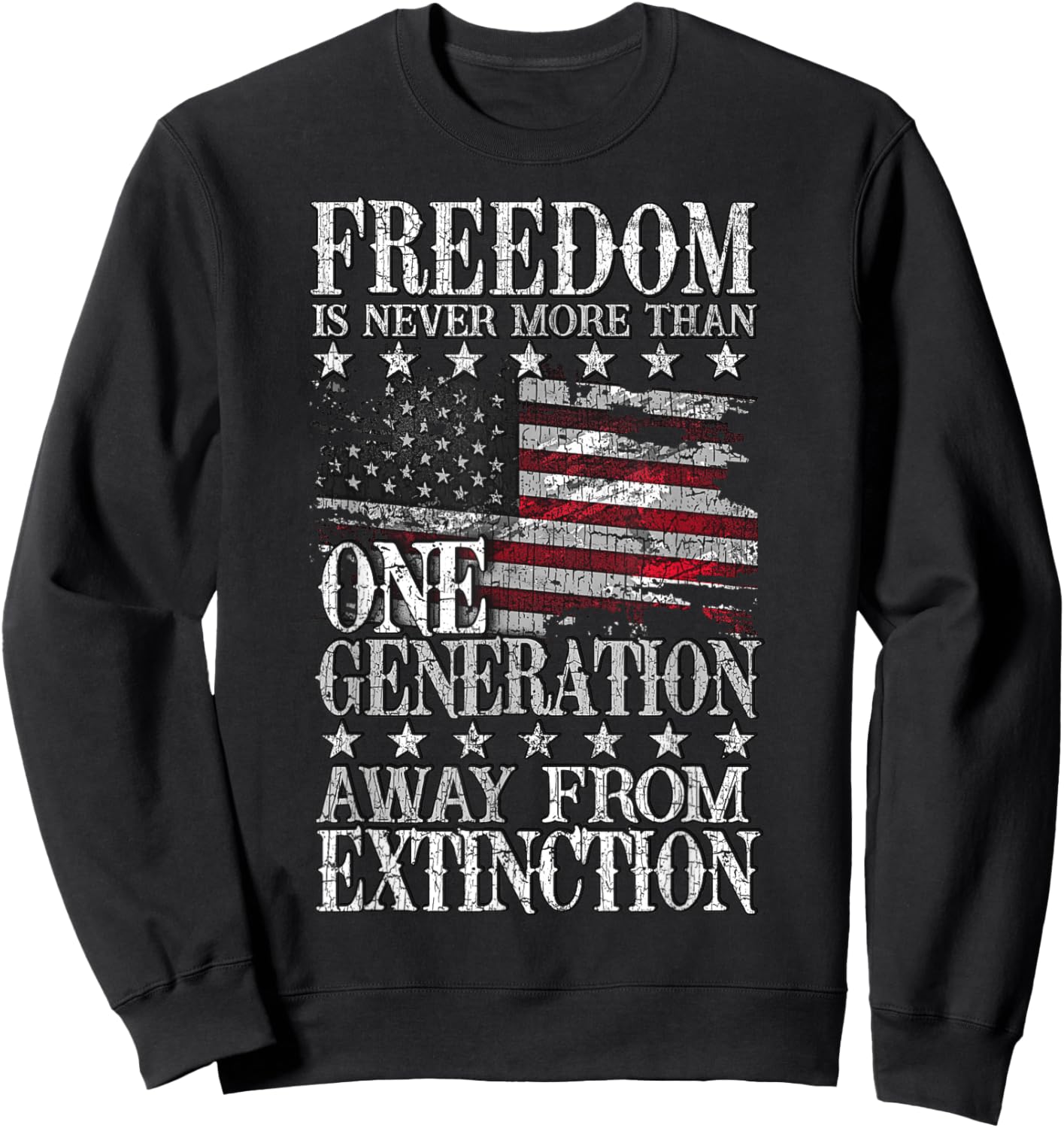 Freedom: One Generation From Extinction Sweatshirt - Sweatshirt | Black