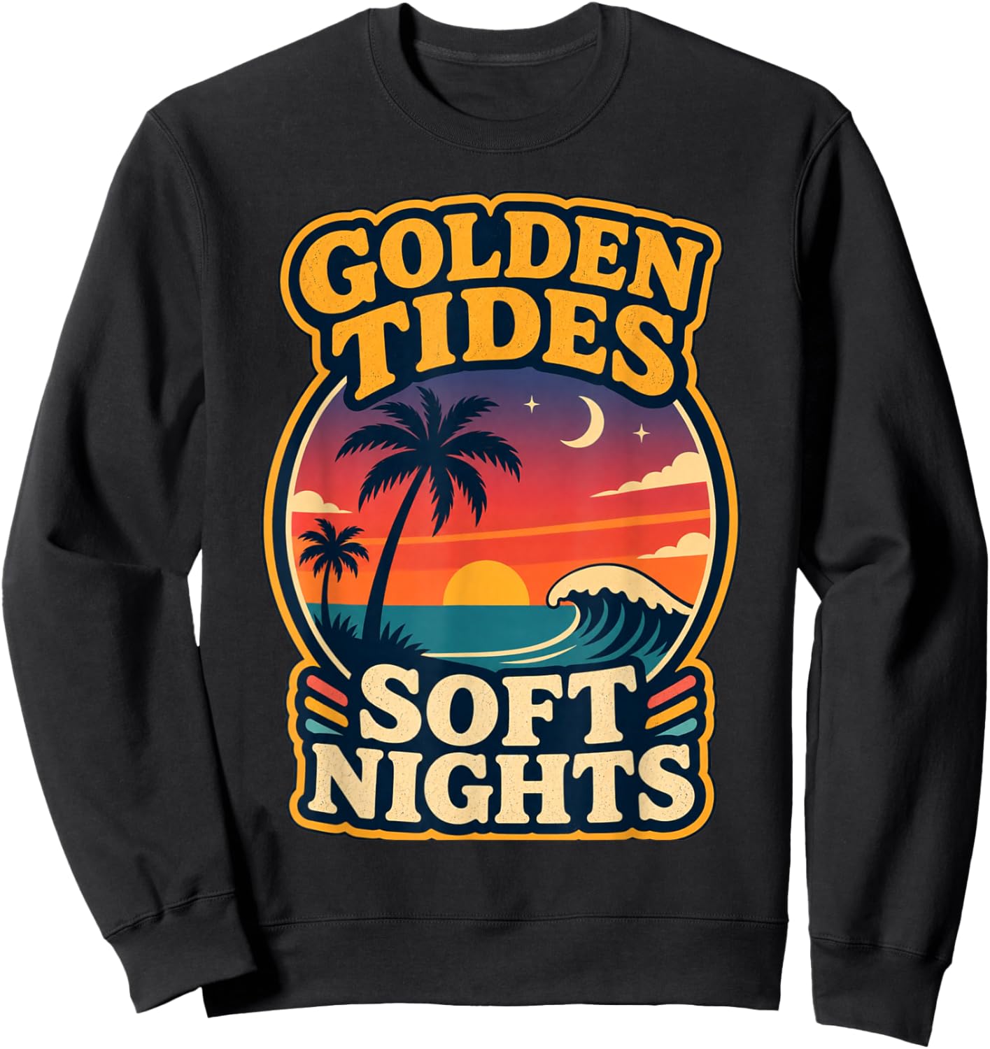 Vacances à la Plage Sweatshirt - Sweatshirt | Black