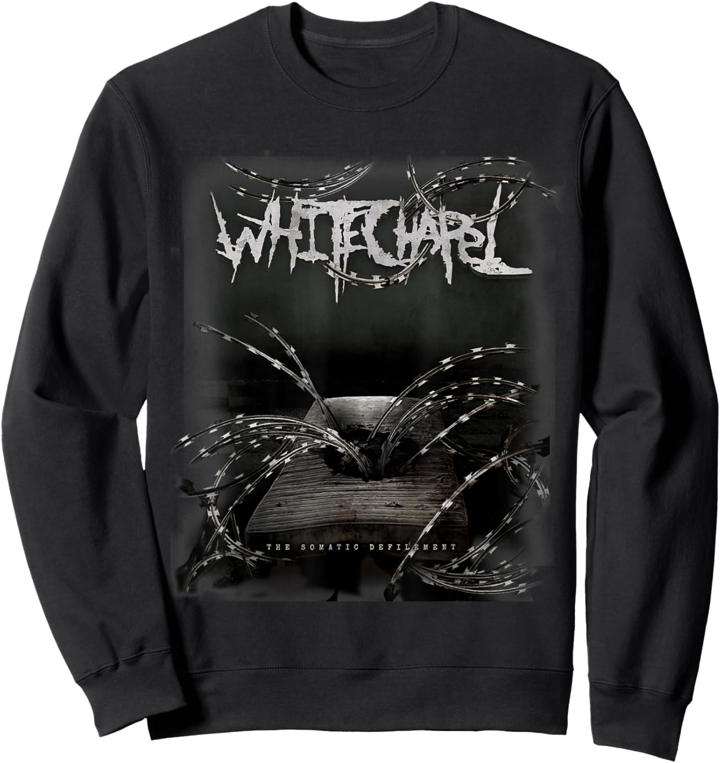 White Chapel Somatic Defilement Sweatshirt - Sweatshirt | Black