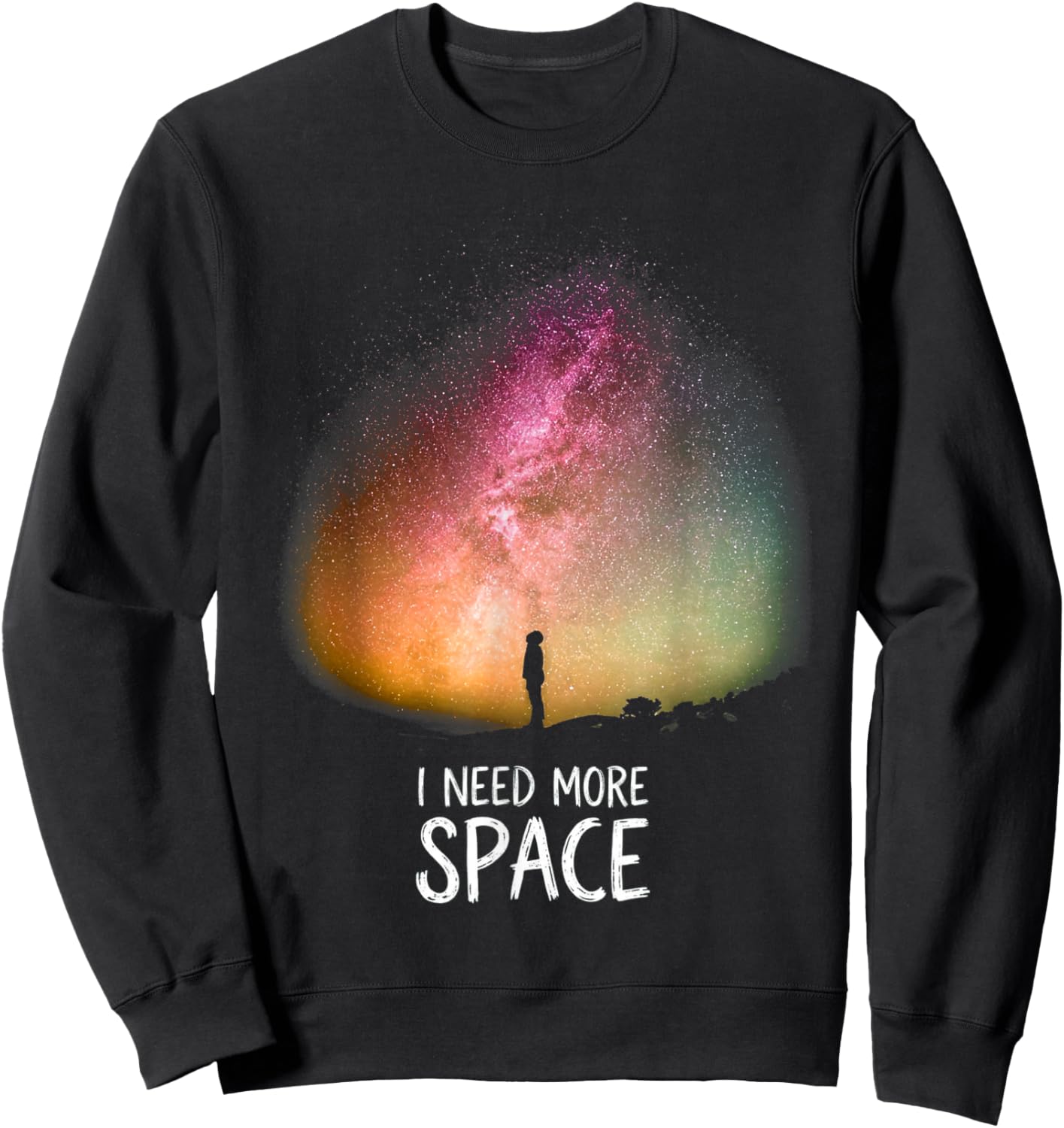 Space Nerd Geeks Planets Universe Astronomer Solar System Sweatshirt - Sweatshirt | Black