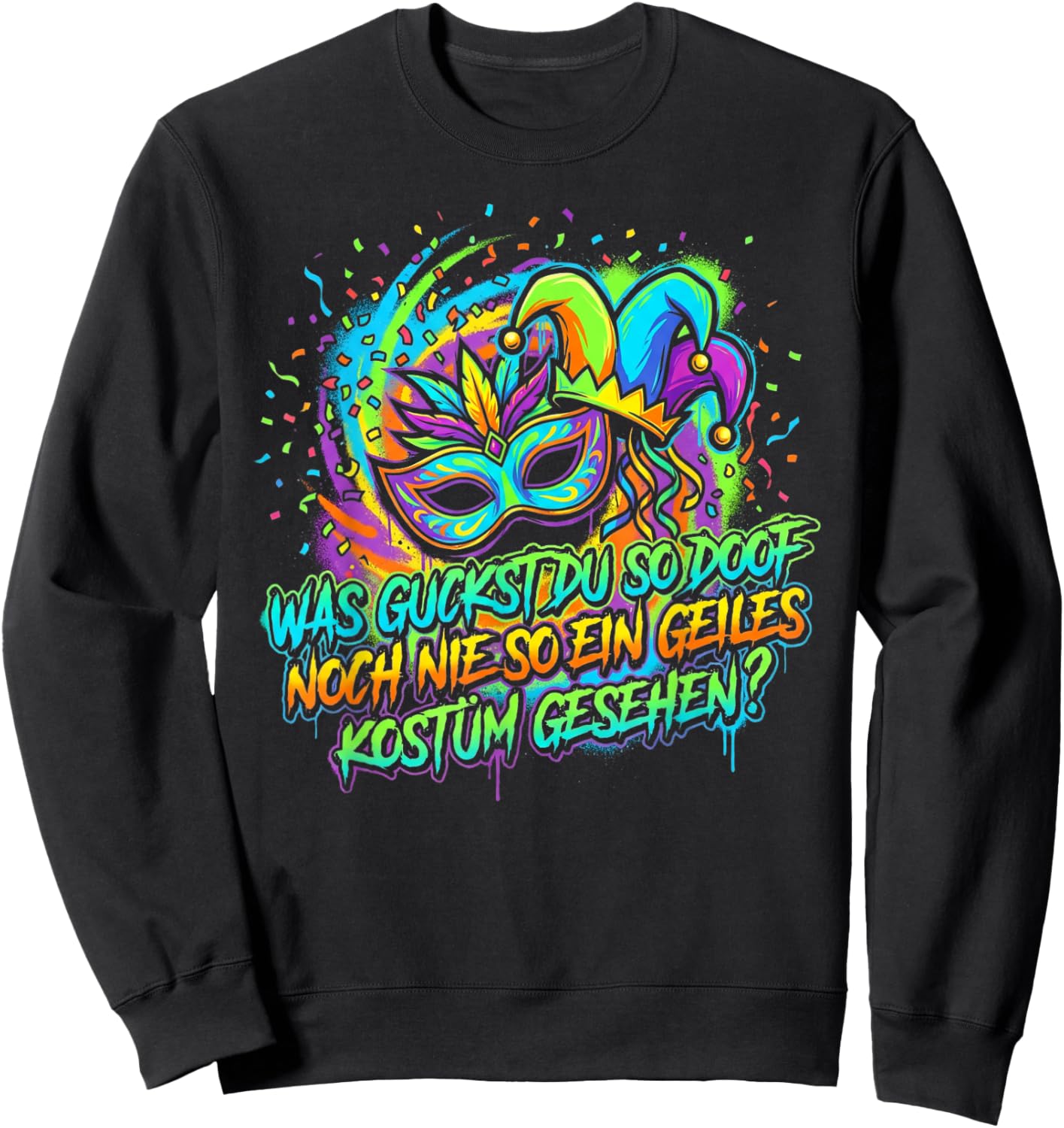 Carnival Costume Replacement Partner Funny Saying by Frch Cool Sweatshirt - Sweatshirt | Black