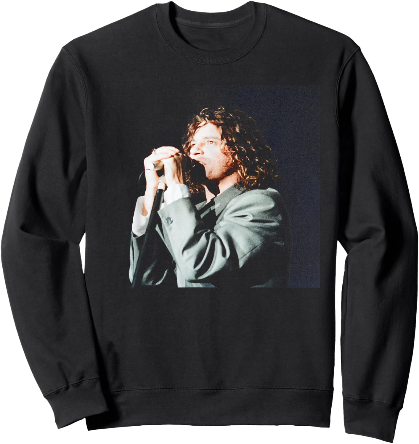 INXS Live Michael Hutchence X Factor World Tour 1990 Sweatshirt - Sweatshirt | Black