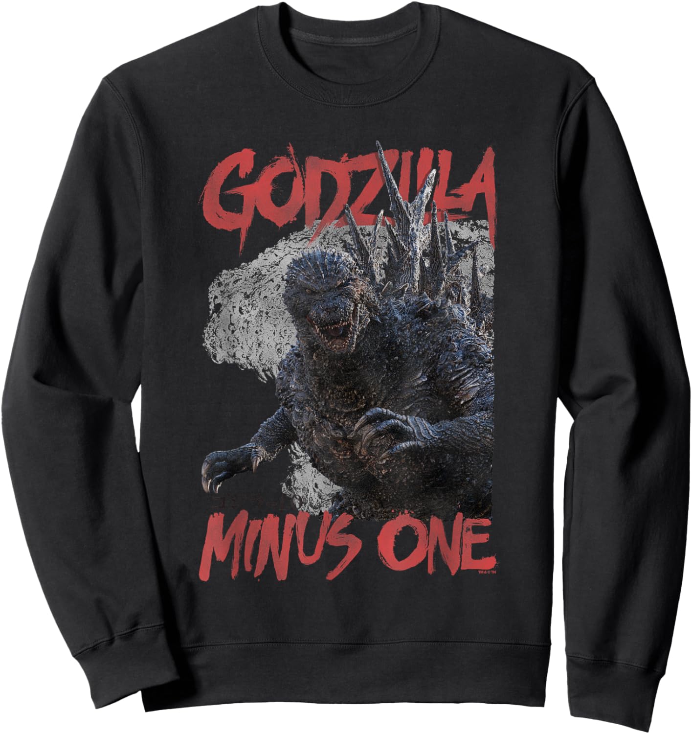 Godzilla Minus One Monster Portrait Modern Kaiju Movie Sweatshirt - Sweatshirt | Black