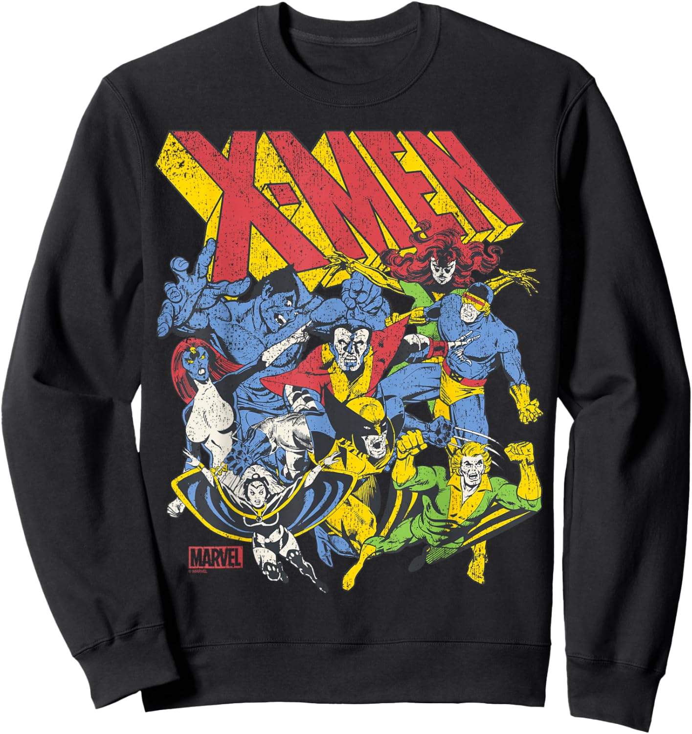 X-Men - Group Logo Sweatshirt - Sweatshirt | Black