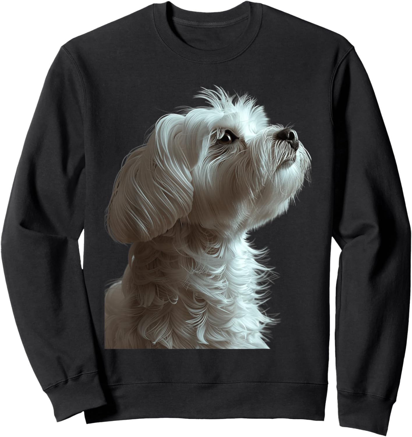 Maltese Sweatshirt - Sweatshirt | Black