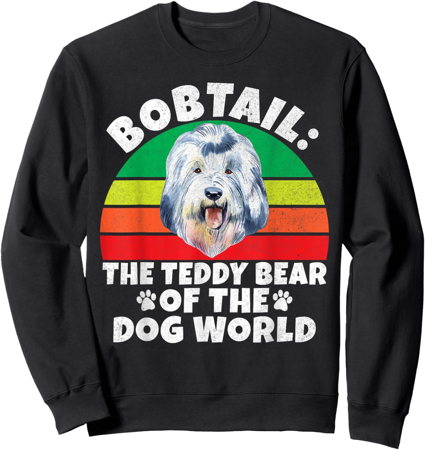Bobtail the Teddy Bear of the Dog World Bobtail Women Sweatshirt - Sweatshirt | Black