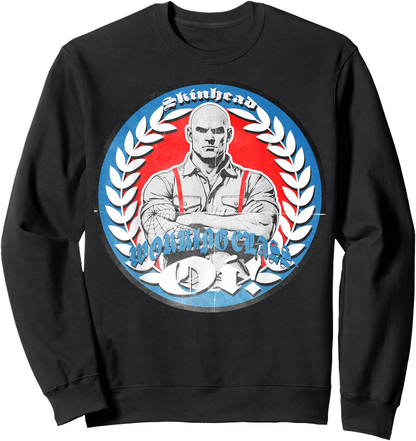 Traditional Oi Skinhead Punk-Rock Sweatshirt - Sweatshirt | Black