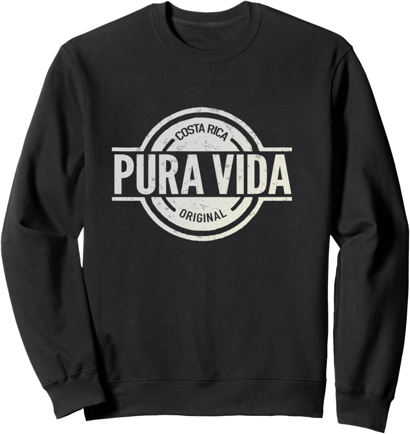 Pura Vida Costa Rica - Official Pura Vida Costa Rica Product Sweatshirt - Sweatshirt | Black