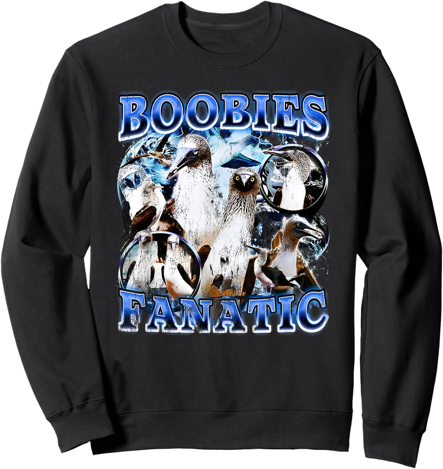 Boobies Fanatic Sweatshirt - Sweatshirt | Black